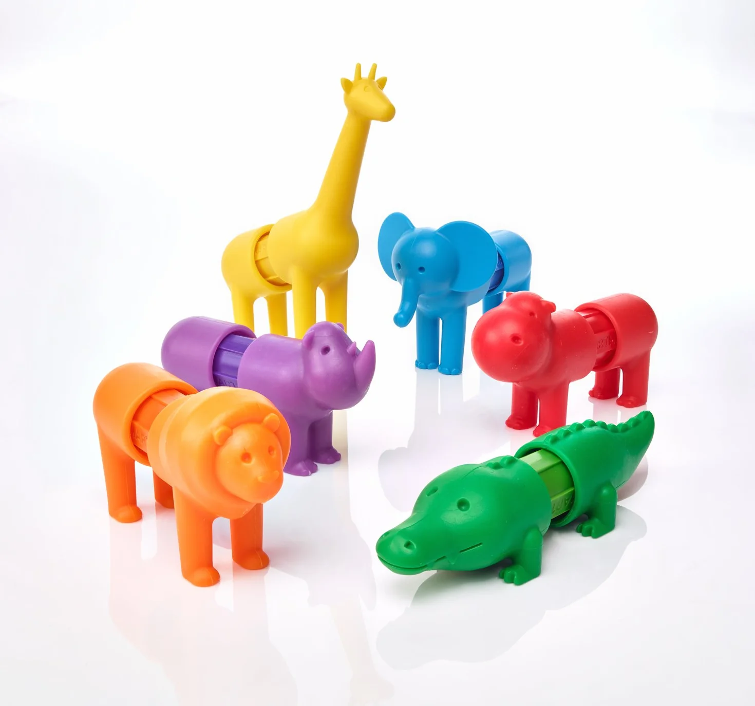 Smartmax Animaux My First Safari Animals Jeux Educatif 1-5 Ans Jeux De Construction Magnetique