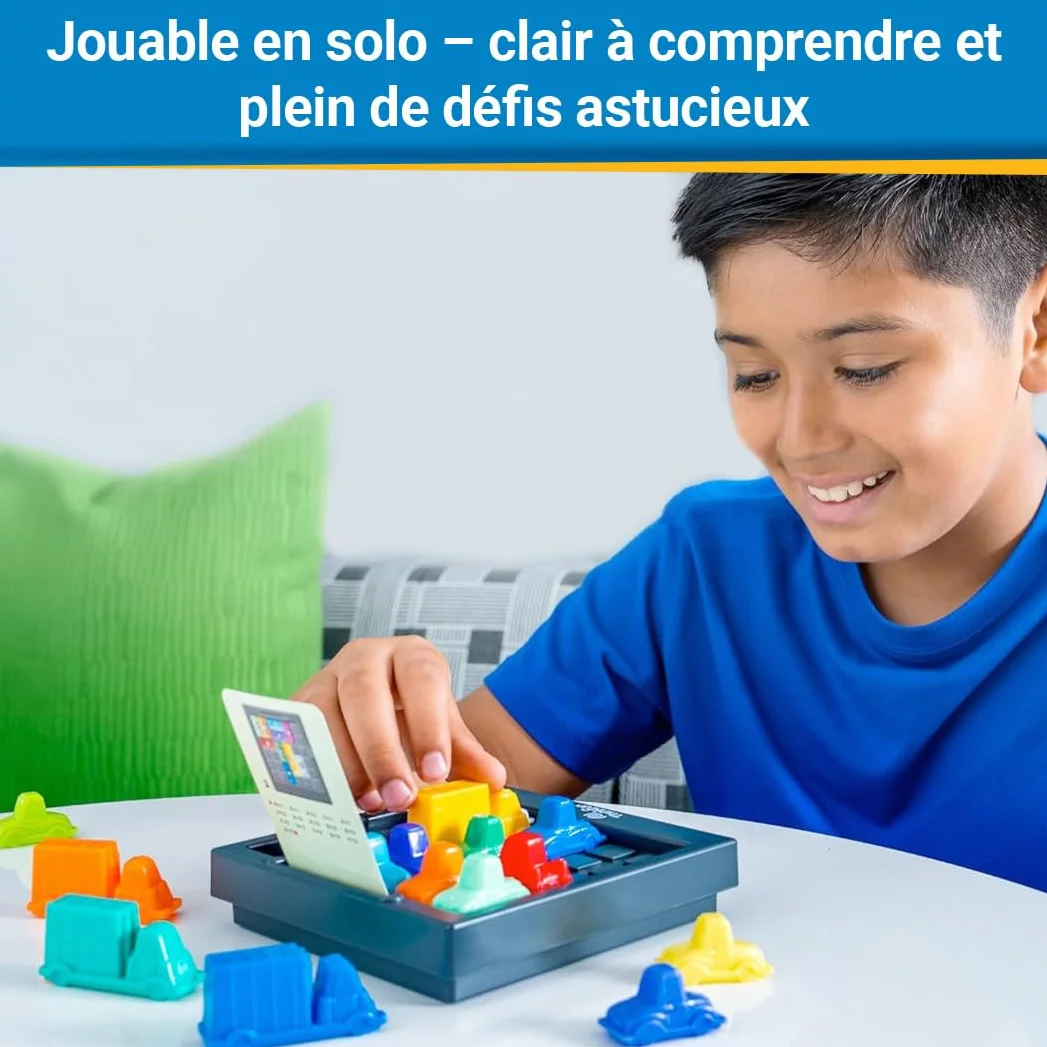 Ravensburger ThinkFun Rush Hour, Jeu de logique d’embouteillage dès 8 Ans, Casse-tête Solo avec 40 défis