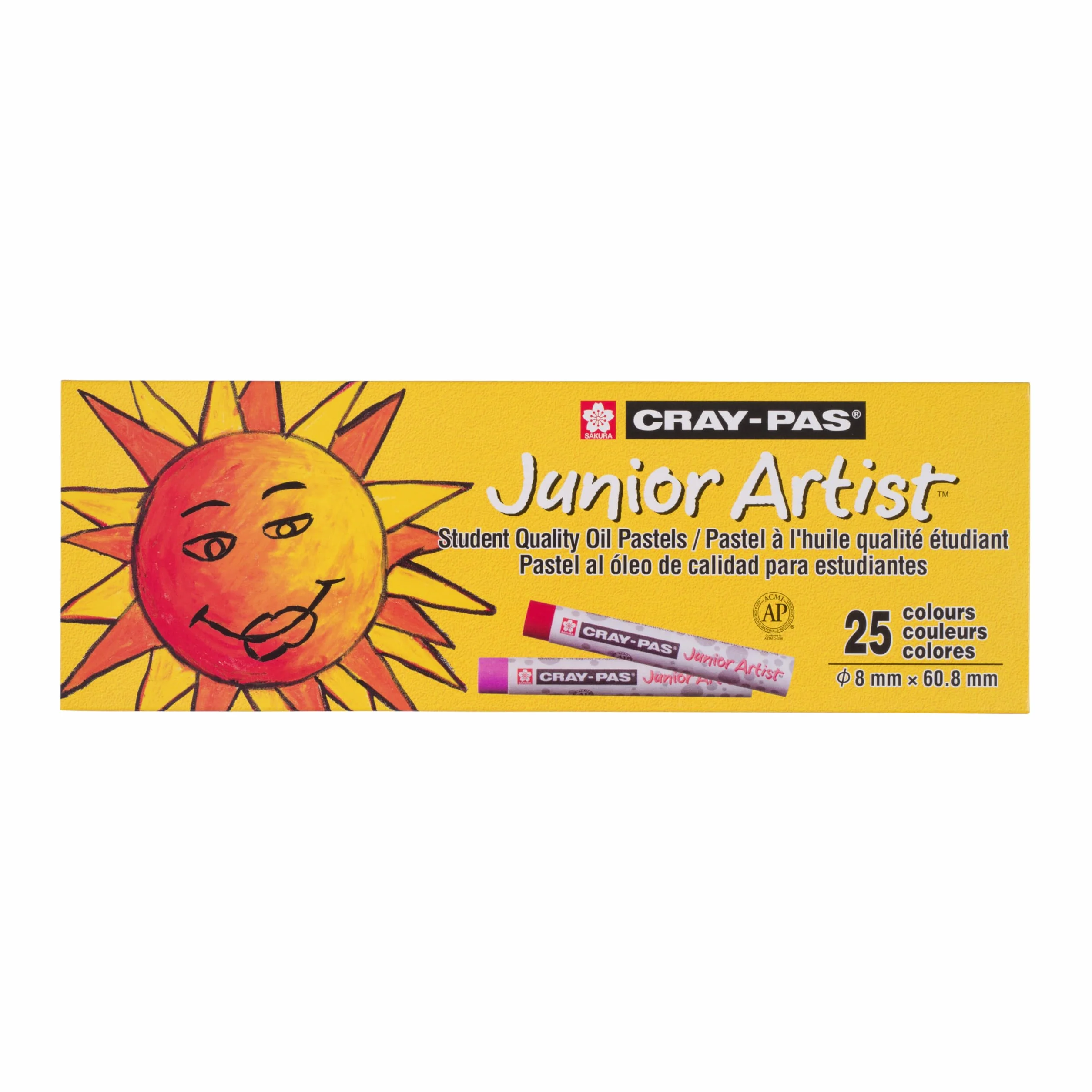 CRAY-PAS Junior Artist Pastels 8 mm Boîte de 25