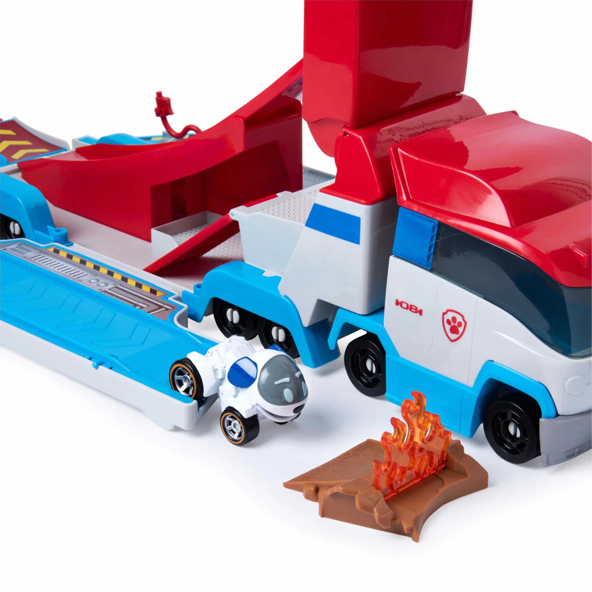Paw Patrol Pat Patrouille Camion Patrouilleur 2 en 1 True Metal Véhicule Circuit Voiture Accessoires Jouet Enfant 3 Ans+