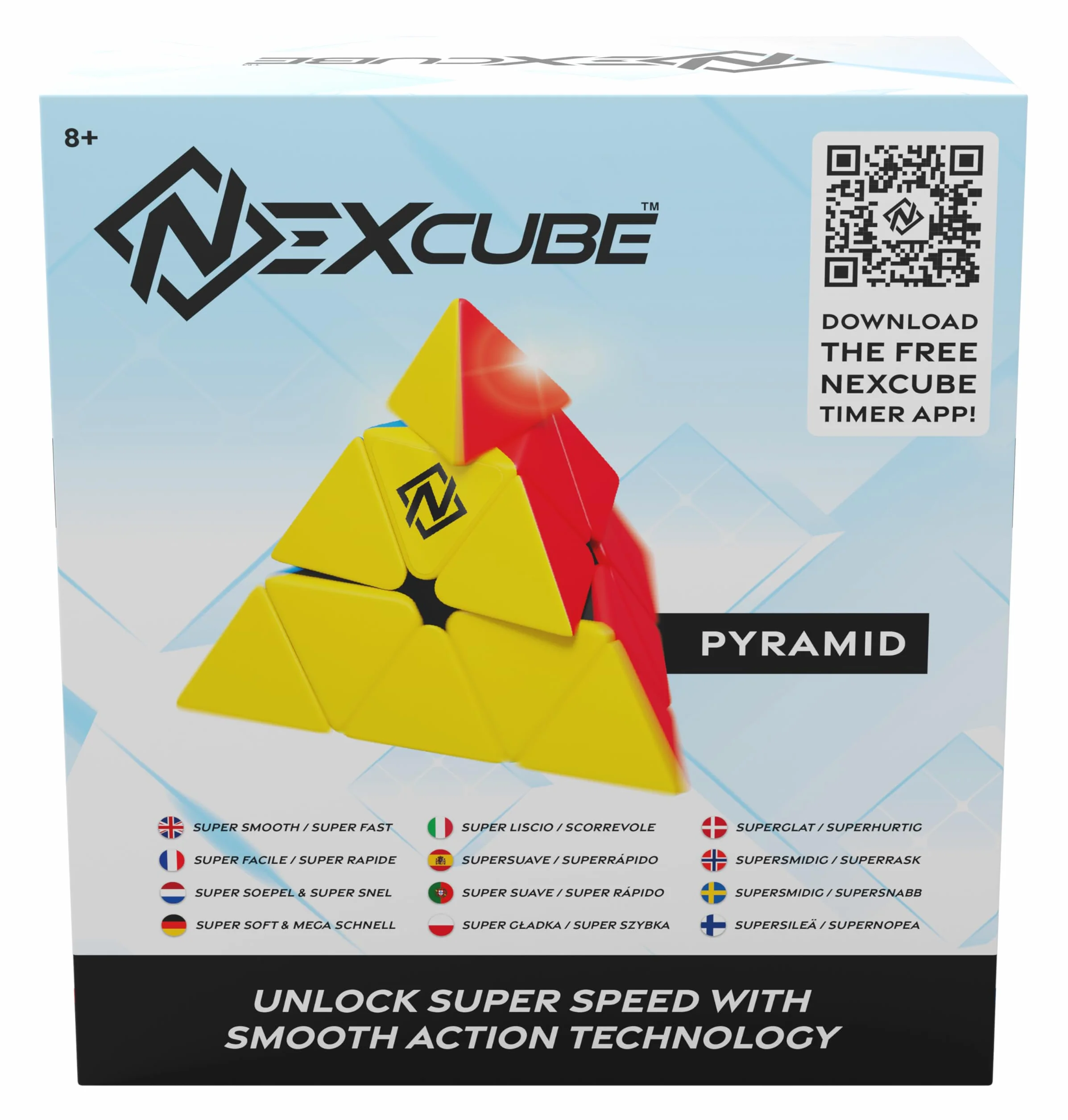 Goliath Pyramide Nexcube Jeu de Puzzle Triangulaire Speed Cube 8 Ans