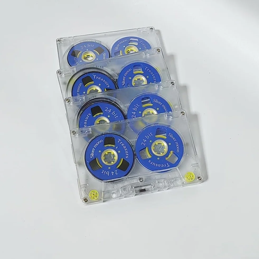 Walkman mini cassette vierge 54 minutes en plastique avec étui
