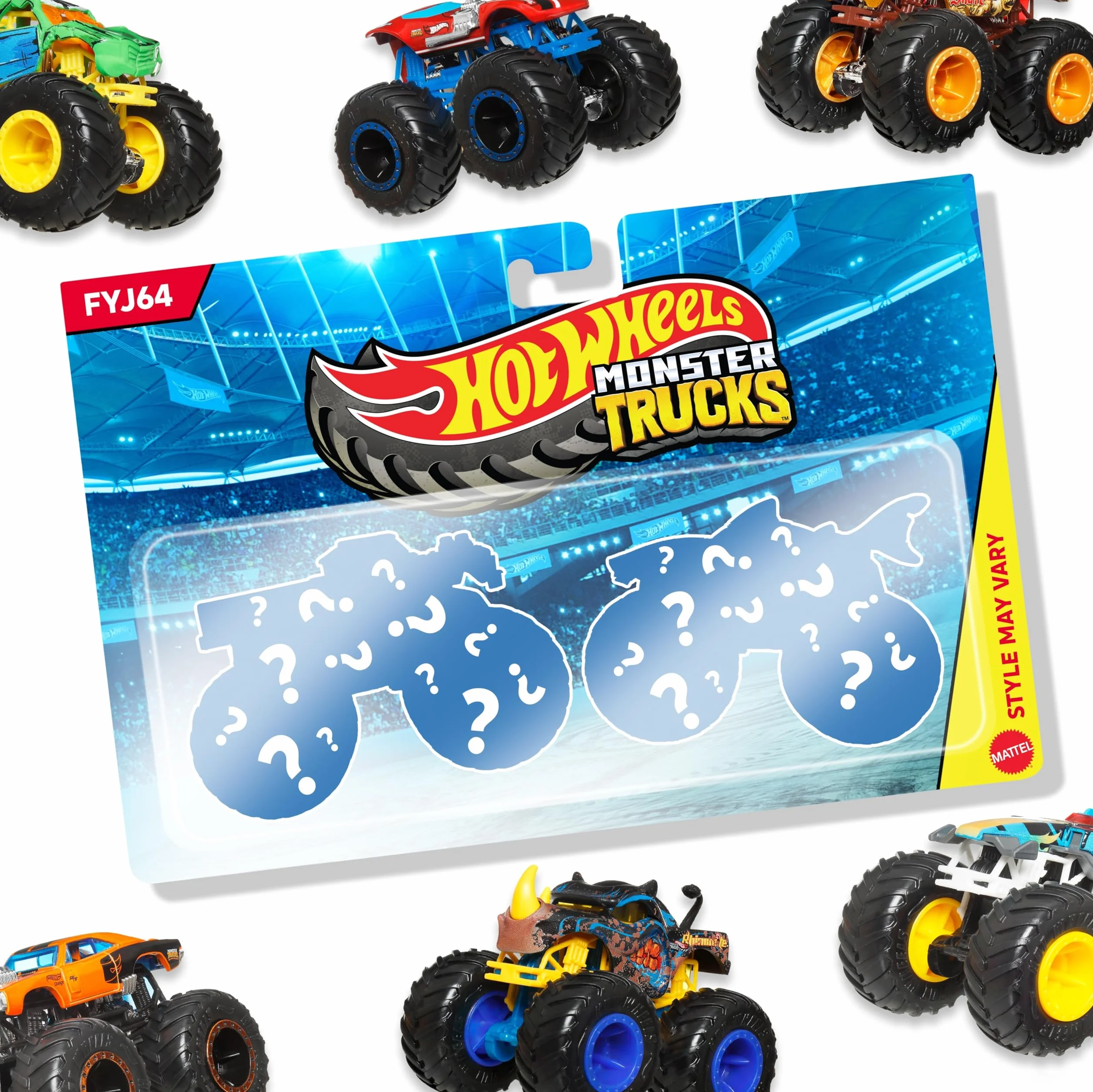 Hot Wheels Monster Truck Duos De Démolition FYJ64
