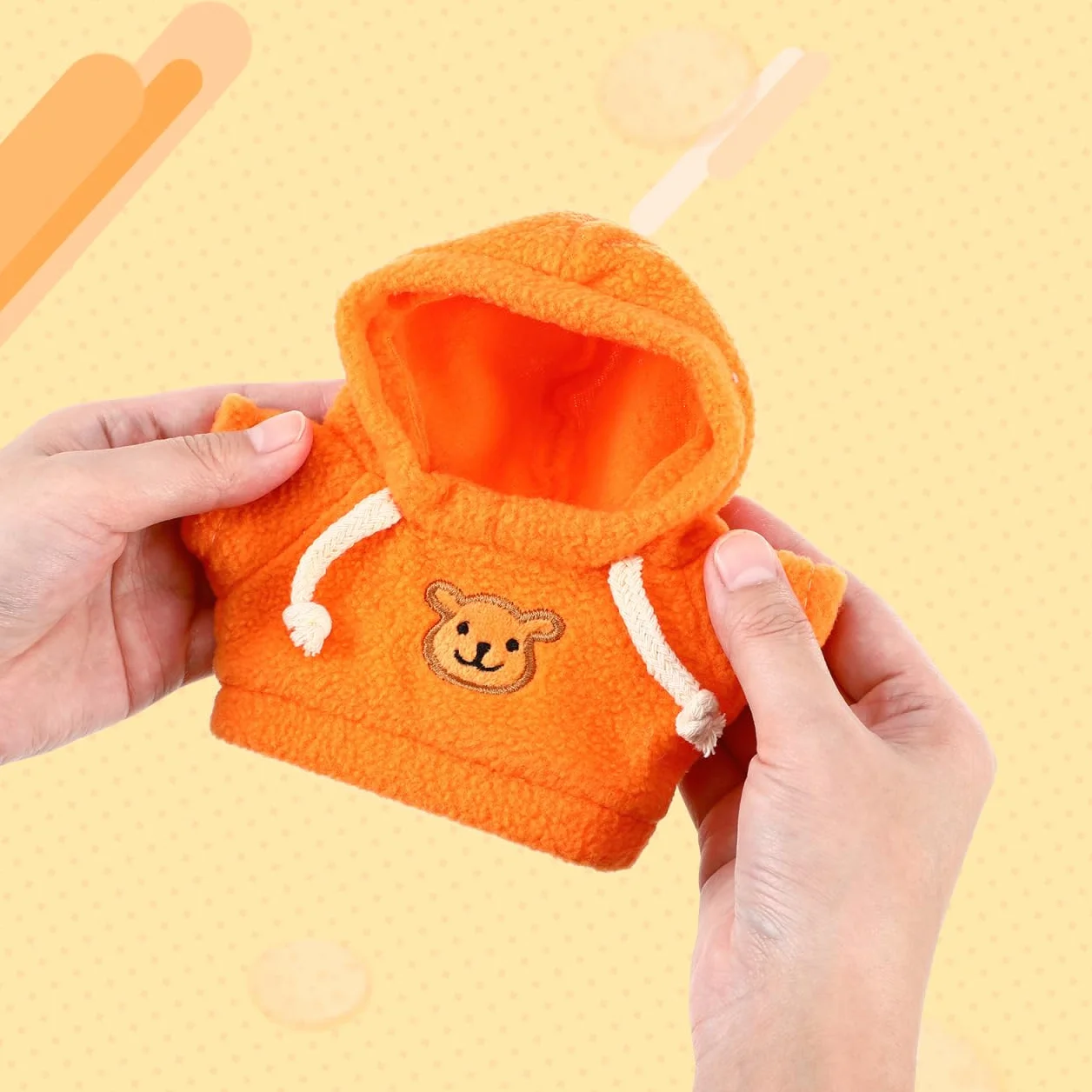 ERINGOGO Vêtements De Poupée Ours en Peluche 2 Pièces Sweat À Capuche Costume Accessoires