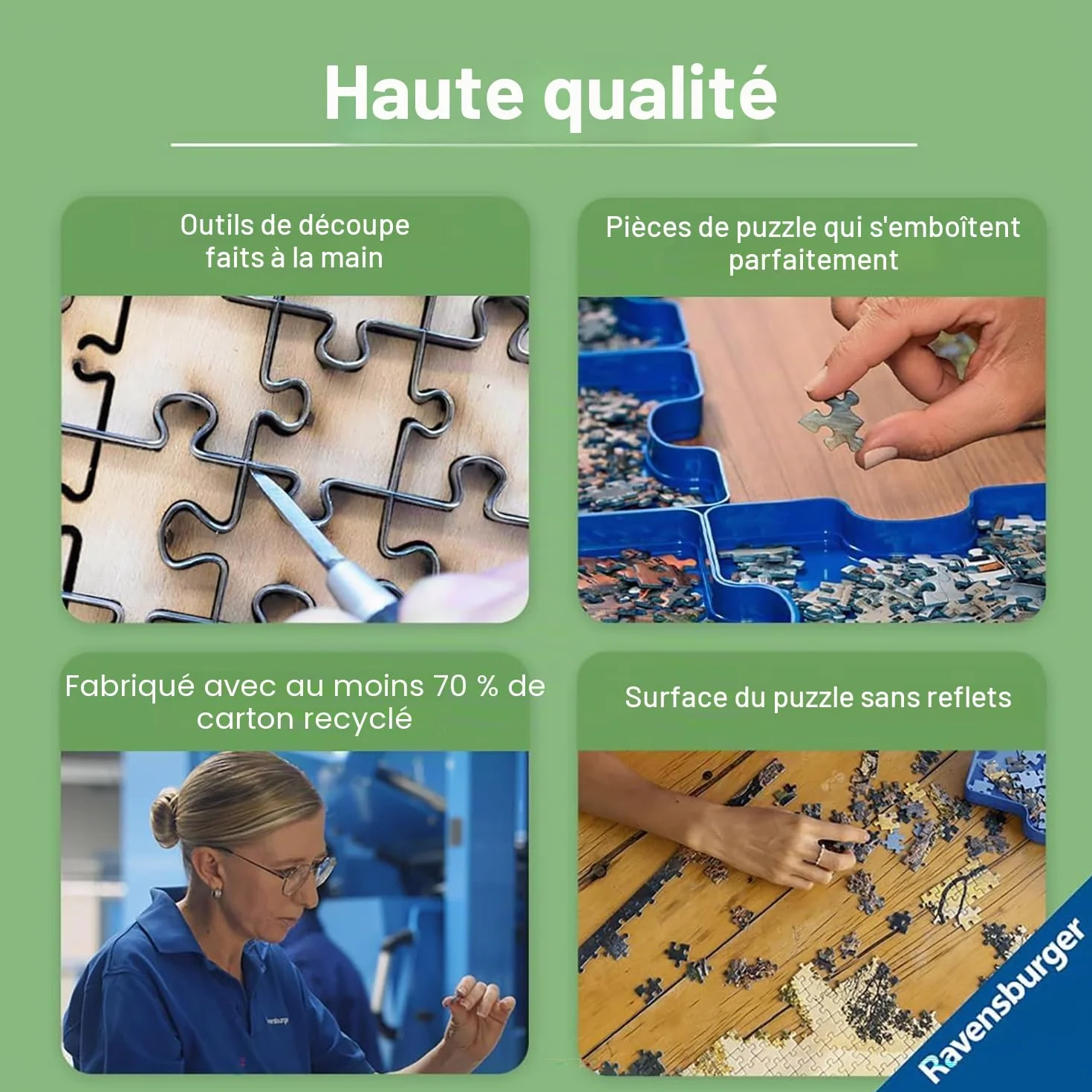Ravensburger Puzzle 1000 pièces Port côtier pour Adultes Enfants 12 Ans+
