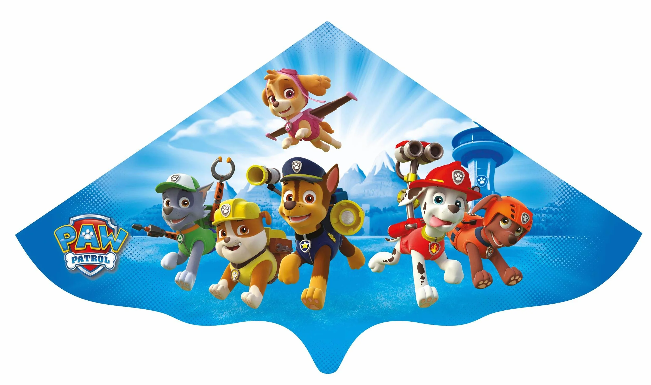 Paul Günther Cerf-Volant Paw Patrol Enfant 115x63 cm Une Corde Film PE