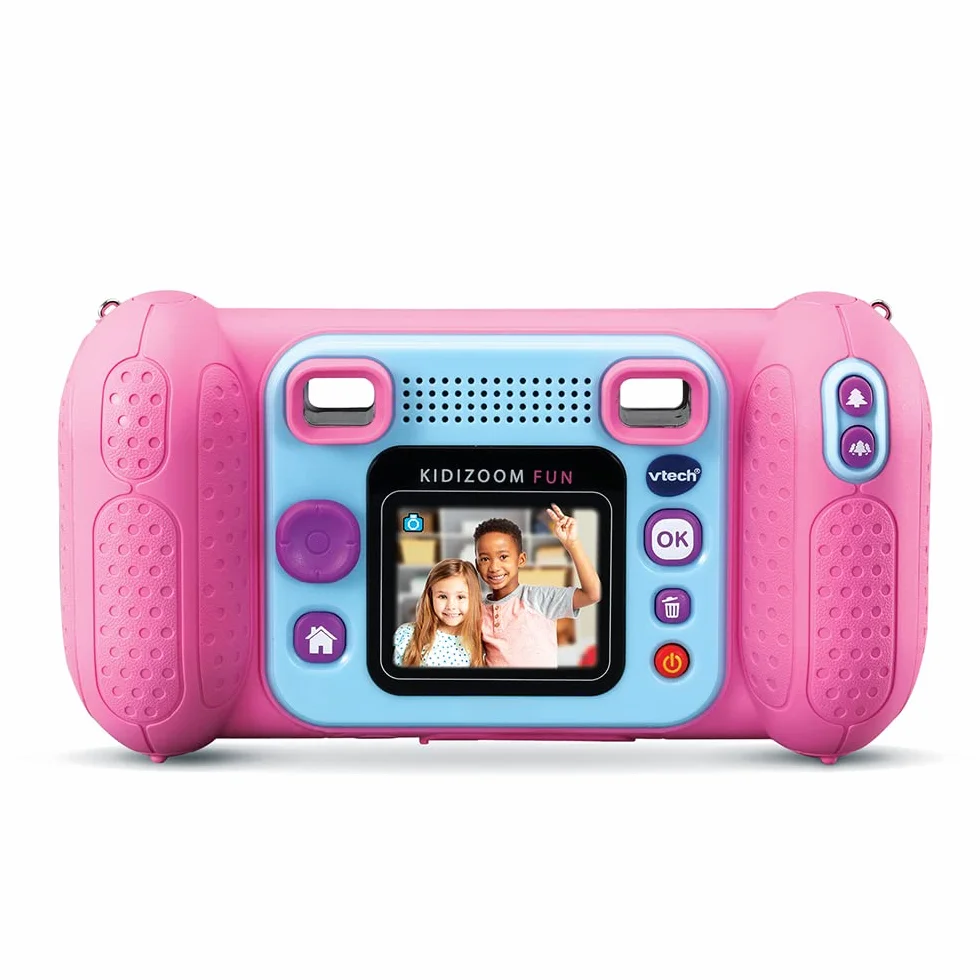 VTech KidiZoom Fun Rose Appareil Photo Numérique Enfant 9 en 1 Photos Vidéos Écran Couleur Cadeau 3-10 Ans
