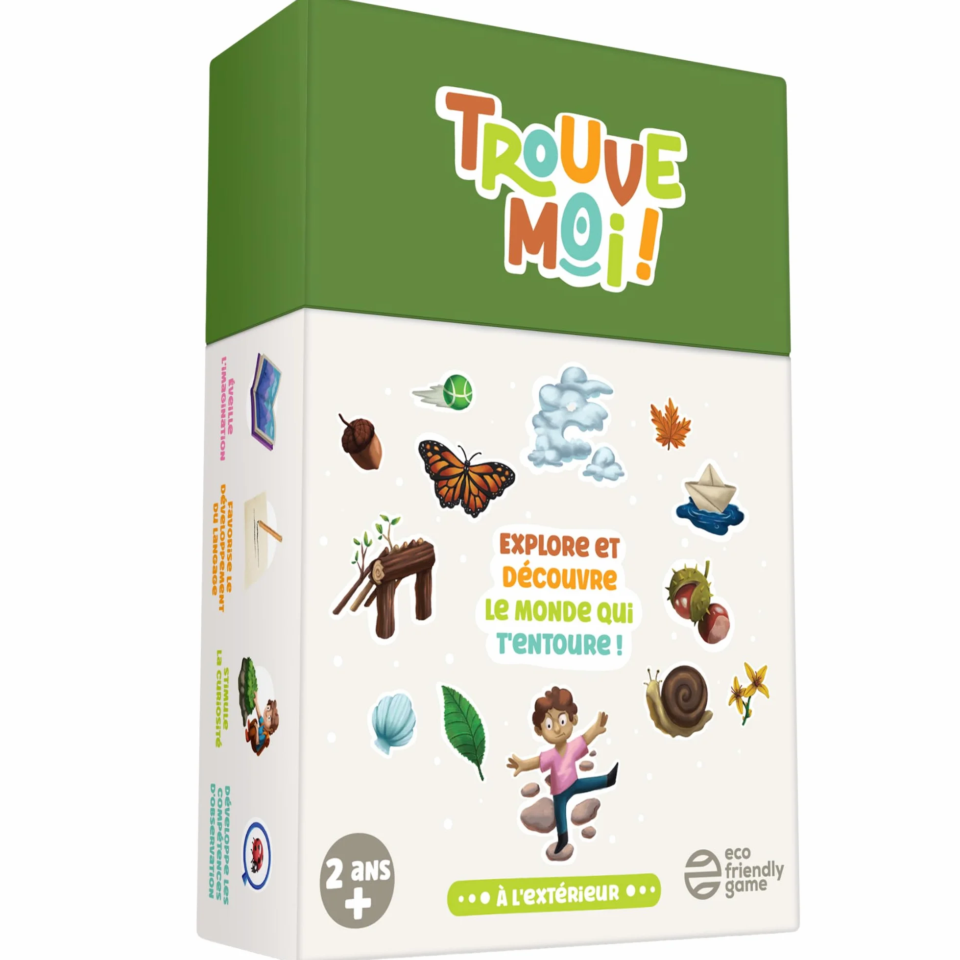 Oh Happy Games Trouve-Moi ! Le Jeu de Cartes Éducatif et Ludique Approuvé par Les Parents - Activité Montessori, Jeu de Société pour Enfants - Cherche et Trouve Jeux Extérieur Enfant