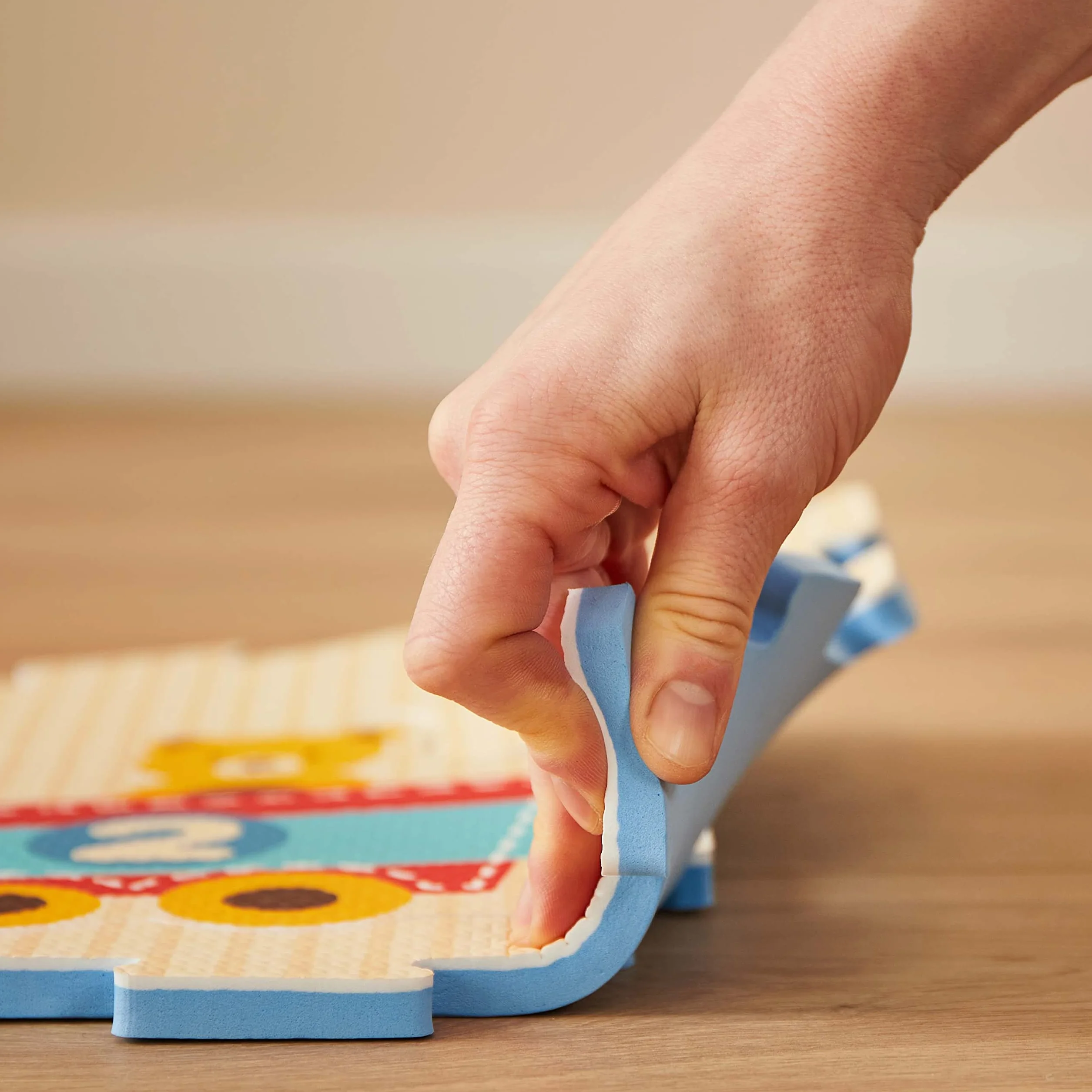 BIECO Tapis Puzzle Multicolore