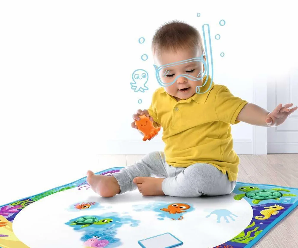 Ravensburger Aquadoodle Magic Ocean Tapis de Dessin à l’Eau 50 x 50 cm