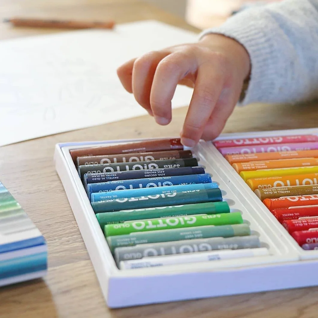 GIOTTO Olio Etui 24 pastels à l'huile