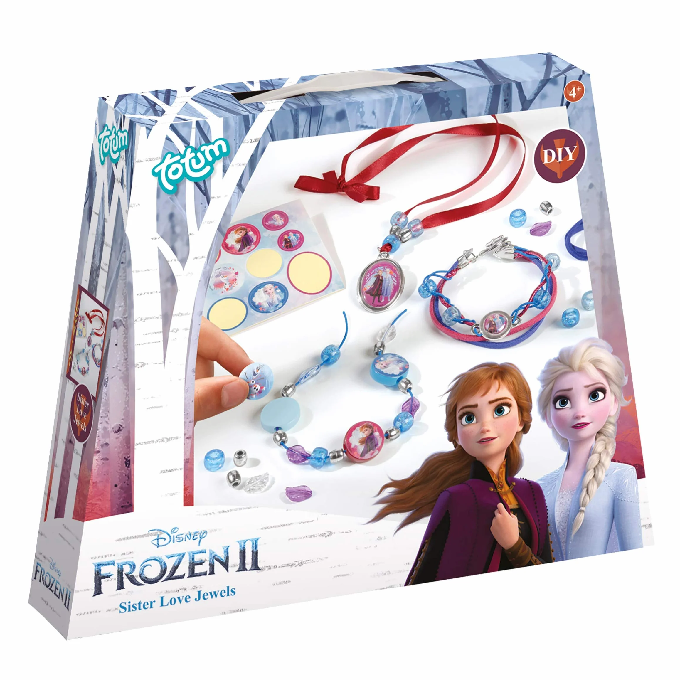 Totum Disney kit créatif Reine des Neiges Sister Love Jewels Crée tes Bijoux