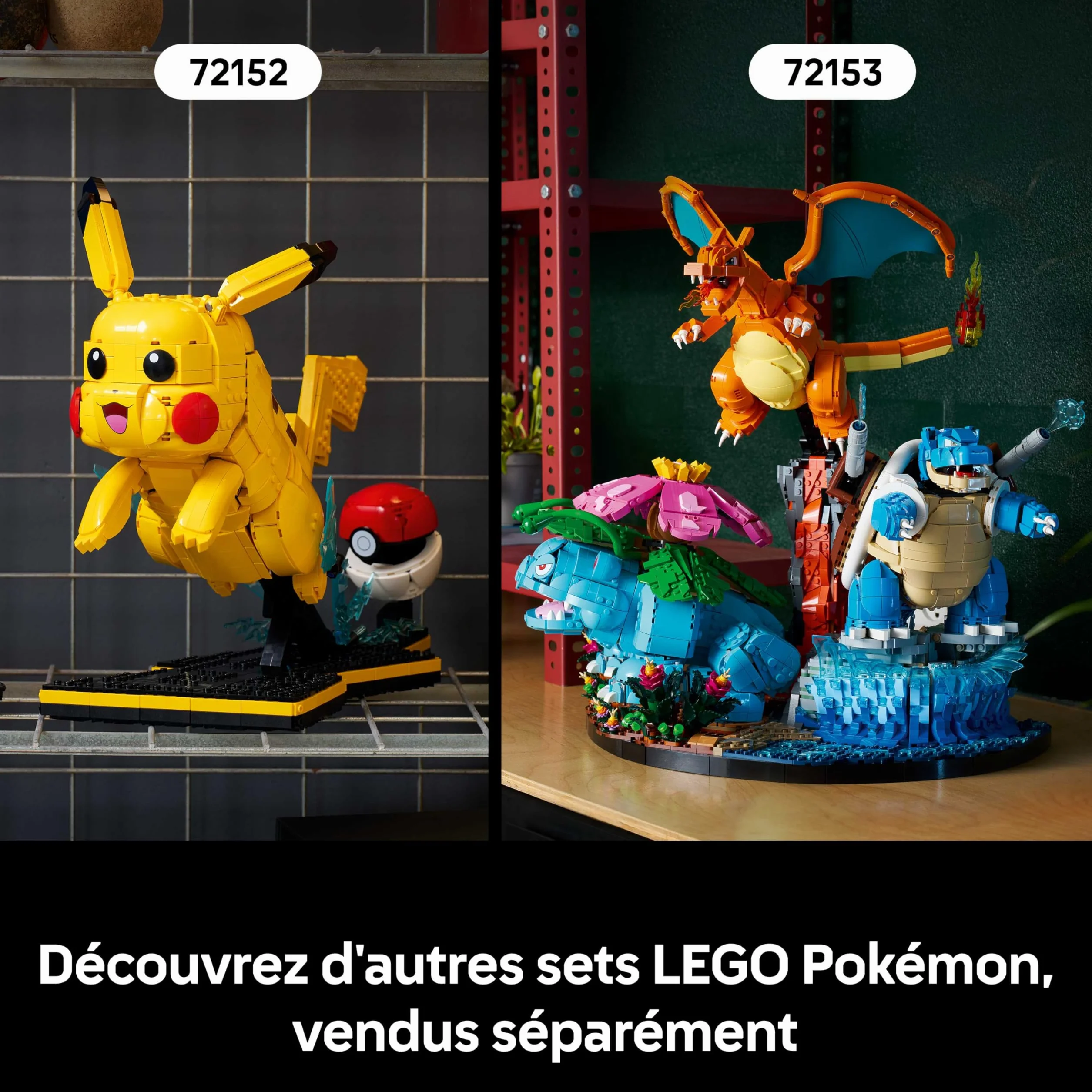 LEGO Pokémon Évoli Figurine Set de Construction pour Adulte Maquette Anime 72151