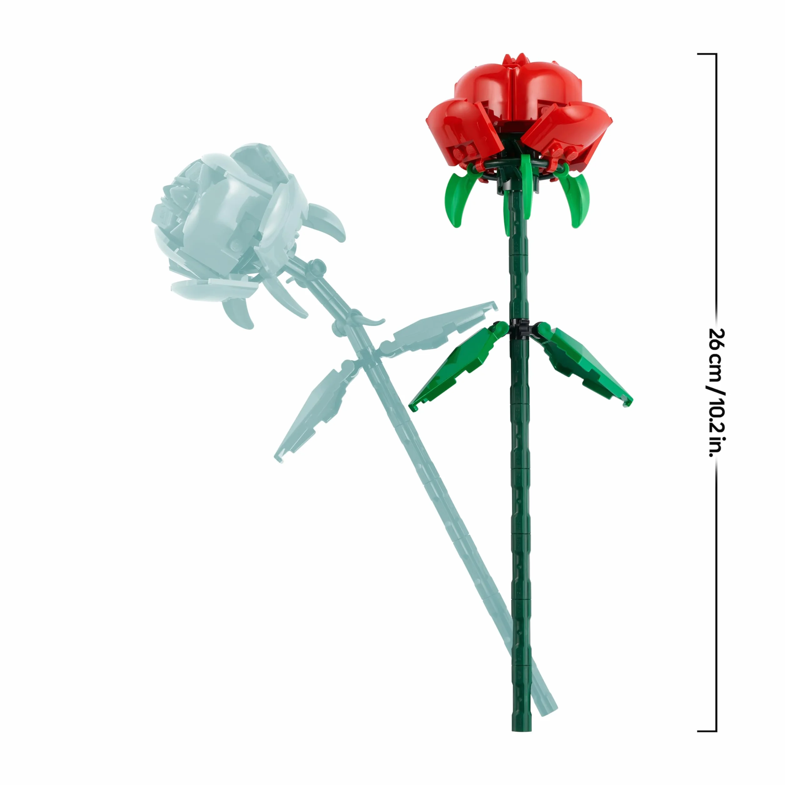 LEGO Botanicals Les Roses 40460 Jeu de Construction Fleurs Artificielles Décoration Florale Maison Bureau