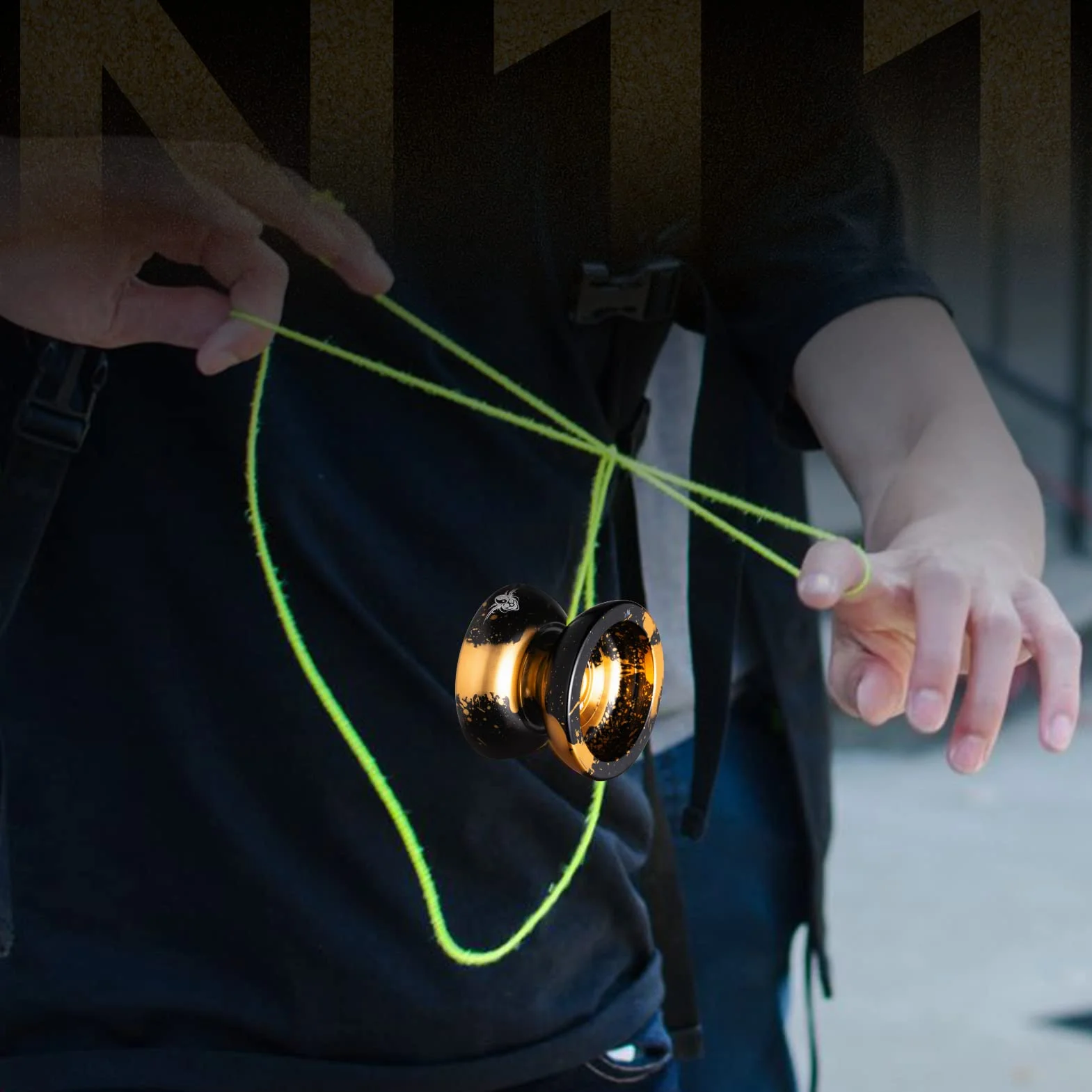 MAGICYOYO JoJo N11 Plus Yoyo Métal Professionnel Réactif Double Usage