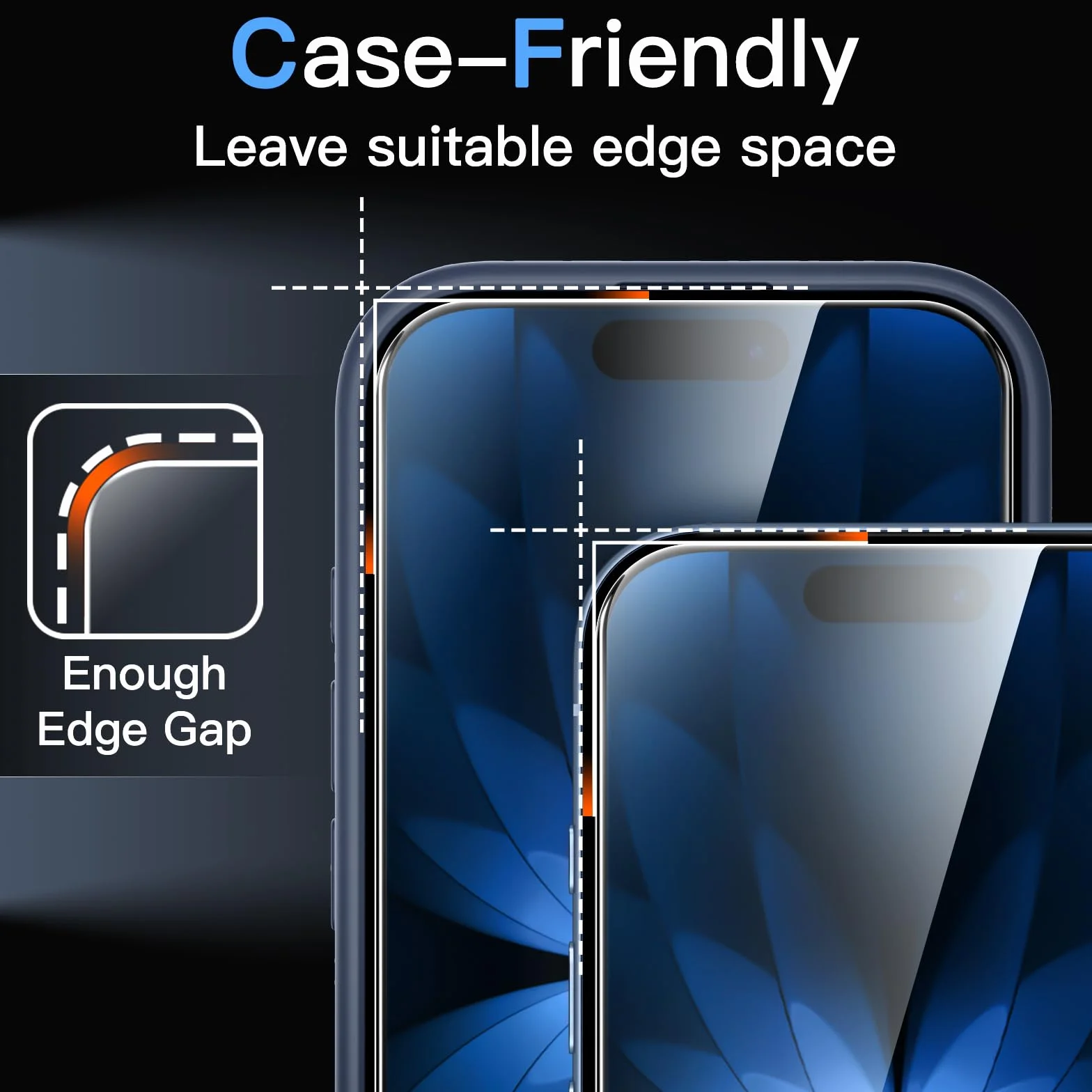 JETech Protection D'écran iPhone 17 6,3 Pouces Verre Trempé Dureté 9H Lot de 3