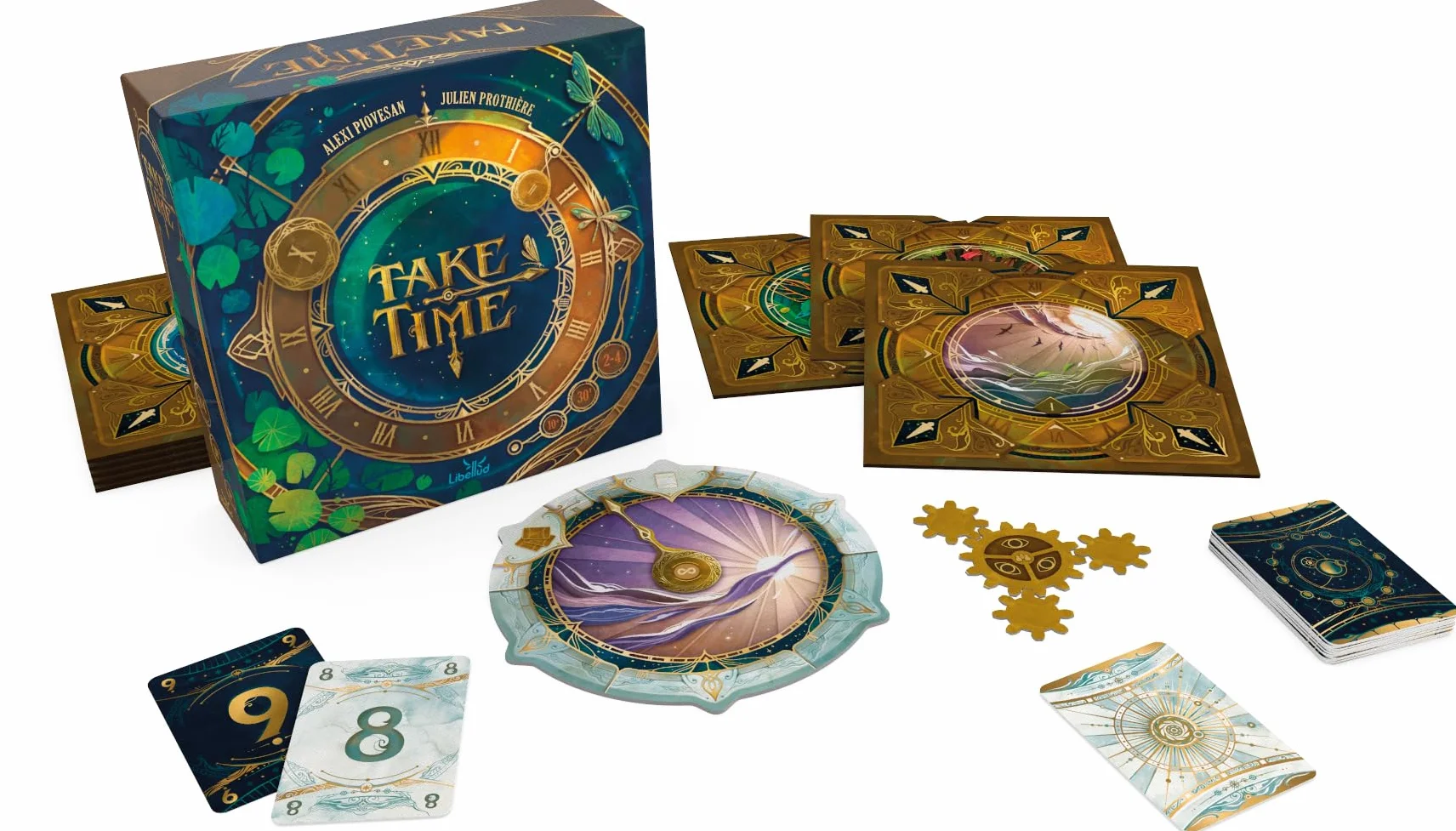 Asmodee Take Time Jeu coopératif Horloge Communication limitée Famille dès 10 Ans 2 à 5 Joueurs Version Française