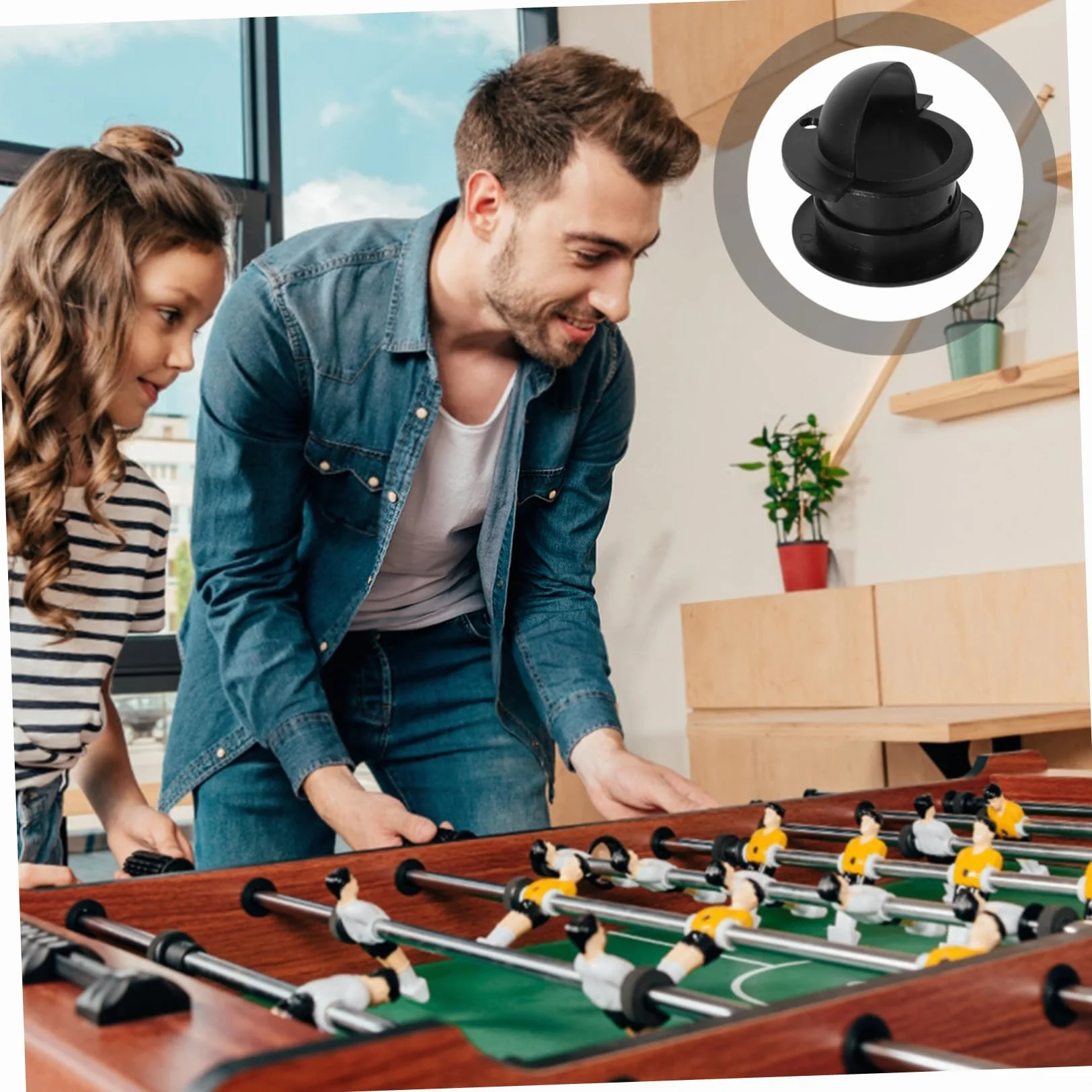 Plateaux de rechange en plastique robustes pour baby-foot - Lot de 4