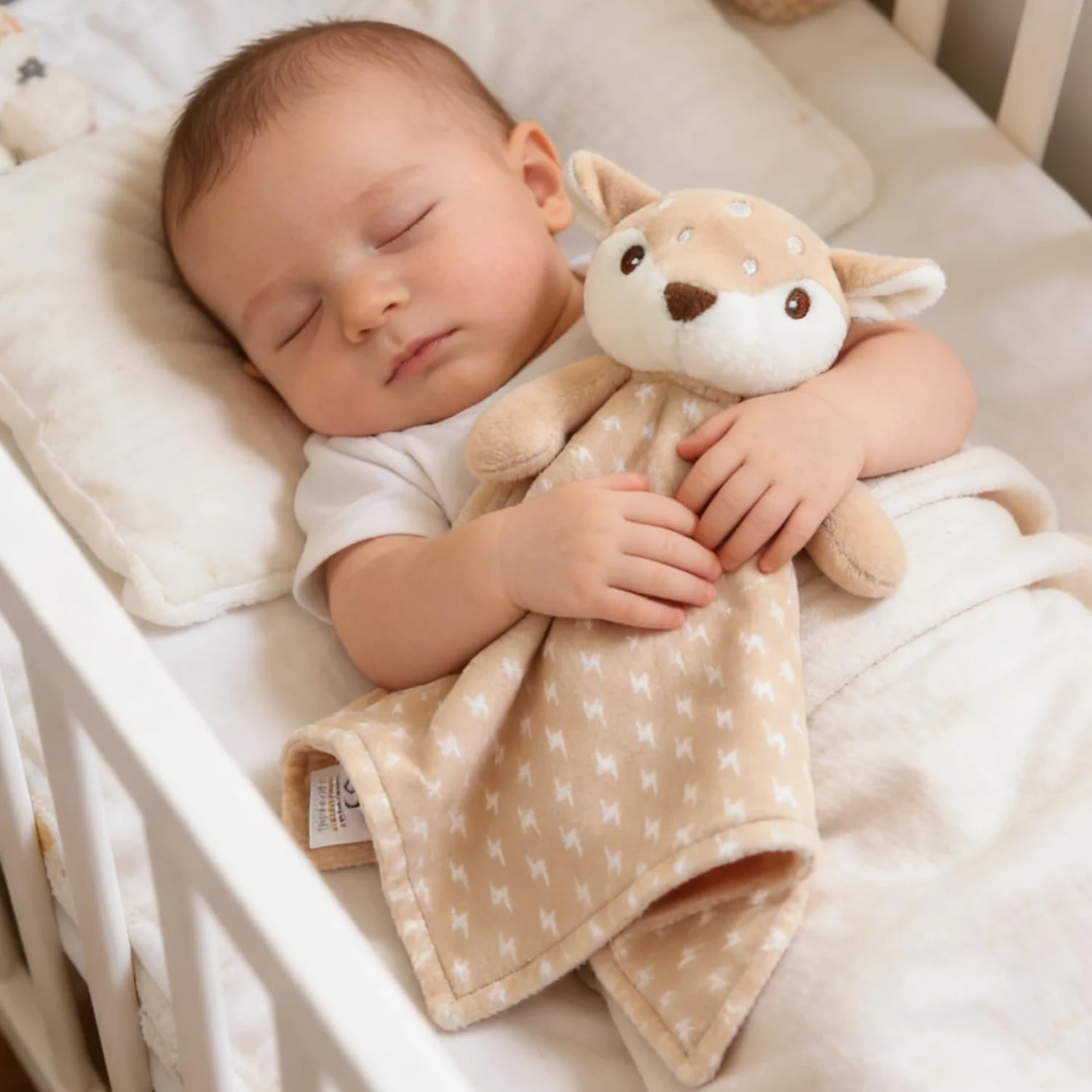 CREVENT Peluche Confortable bébé cerf Marron pour Anniversaire