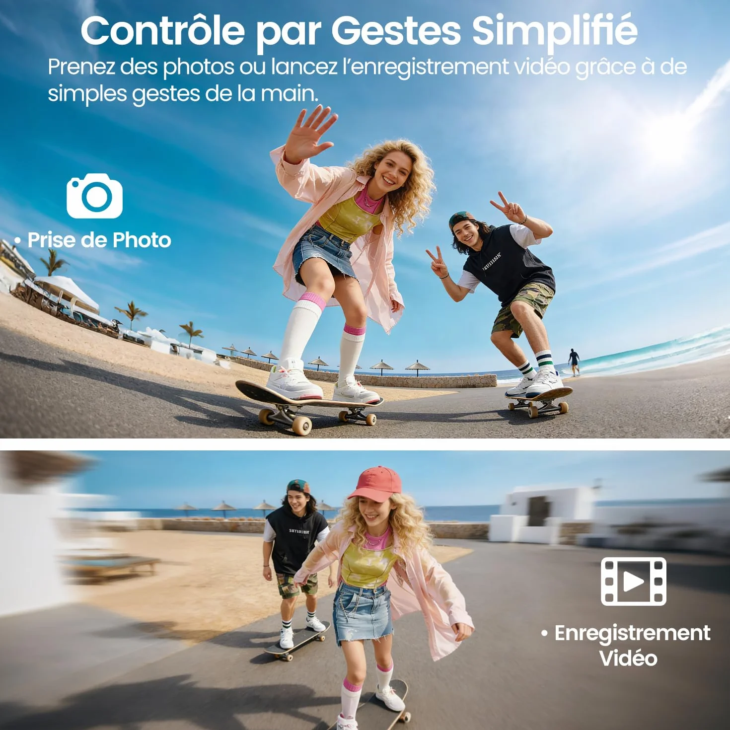M66 Drone avec Radiocommande à Écran Pliable 4,3″, Caméra 1080p HD pour Débutants, Évitement d’Obstacles, Flux Optique, Moteur Brushless, 40 Min de Vol, Pilotage Facile