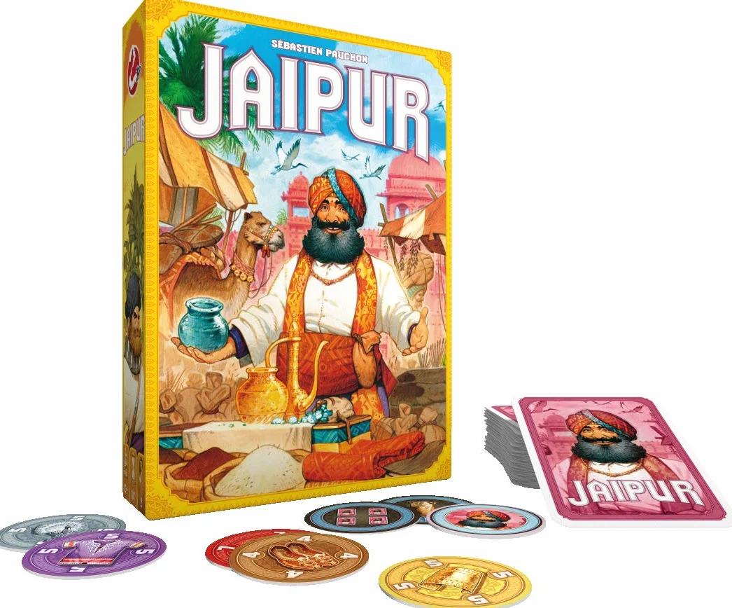 Asmodee Jaipur Jeu de Cartes et Stratégie pour Enfants dès 10 Ans pour 2 Joueurs 30 Min Version Française