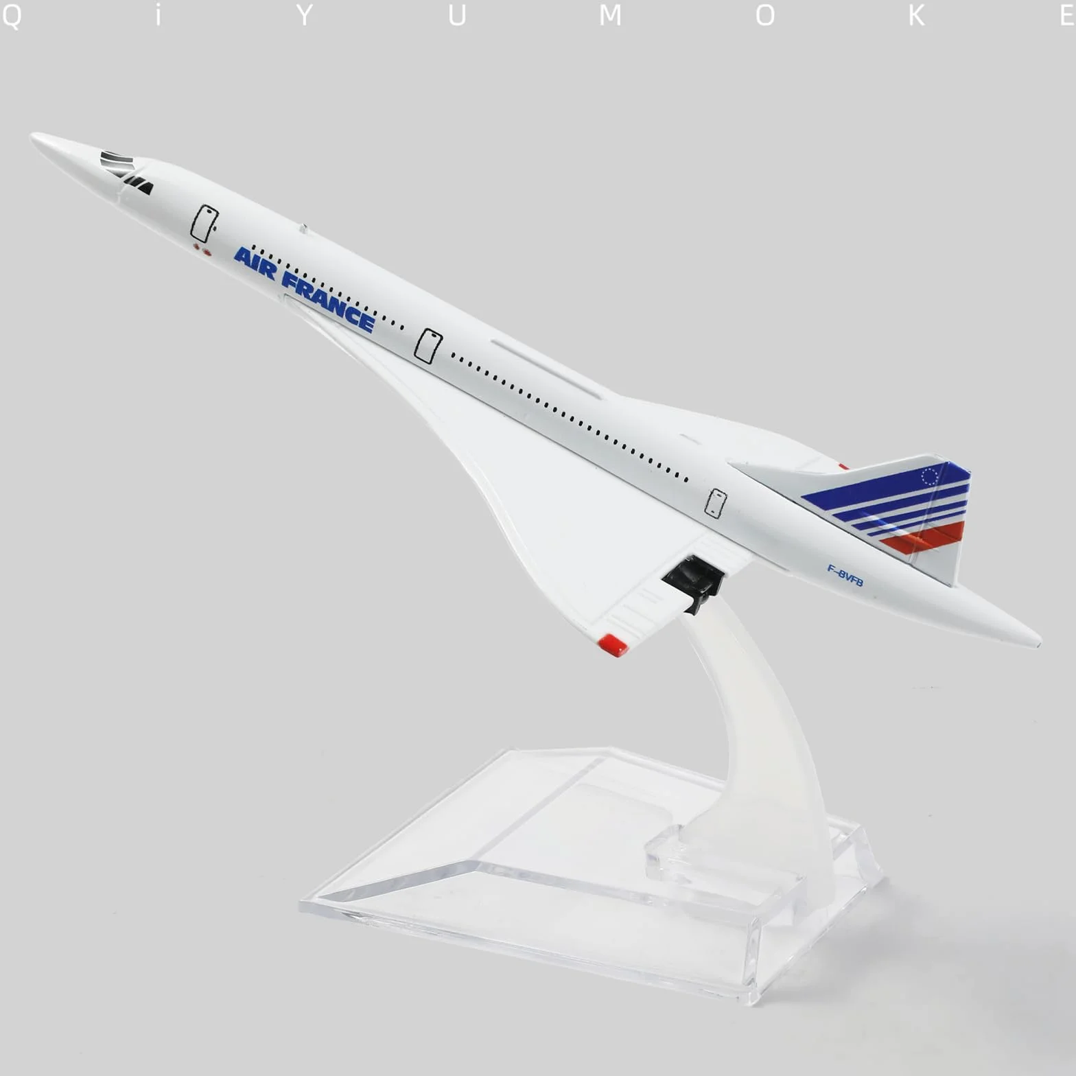 NUOTIE Concorde Air France Modèle d'avion moulé sous Pression en métal 1/400 Collection