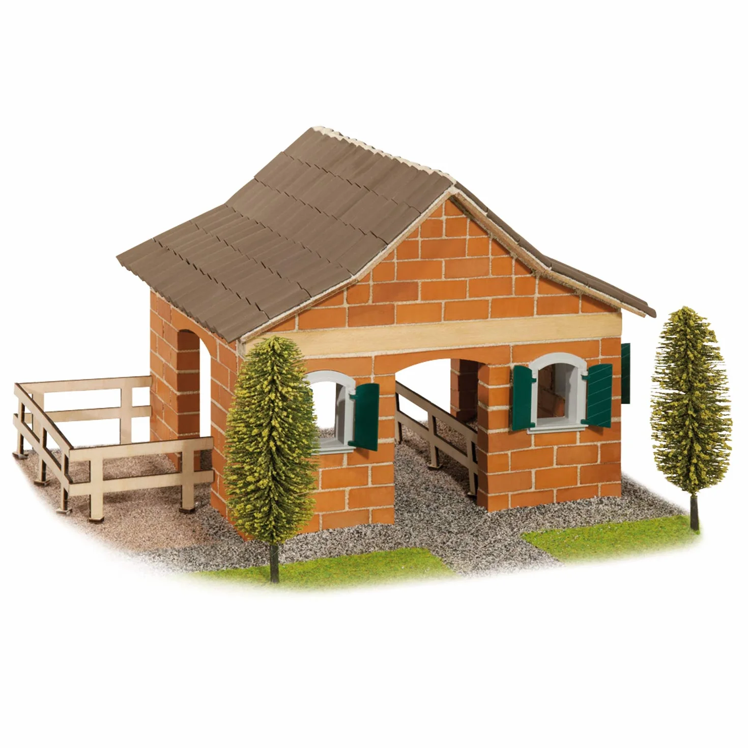 Teifoc Big Horse Stable T4950 Brick Construction