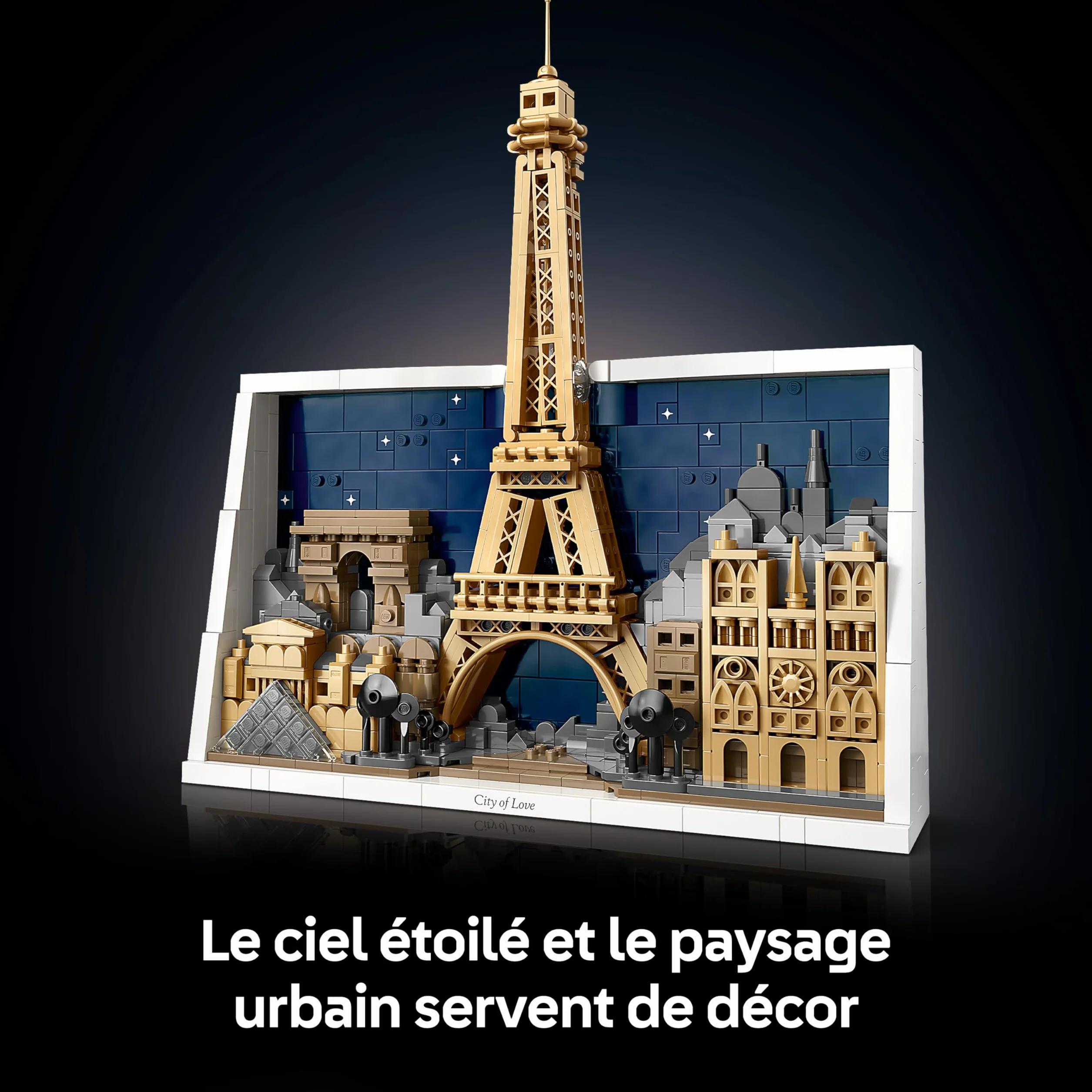 LEGO Architecture Paris 21064 Maquette Miniature Tour Eiffel Monuments Parisiens Décoration Intérieure
