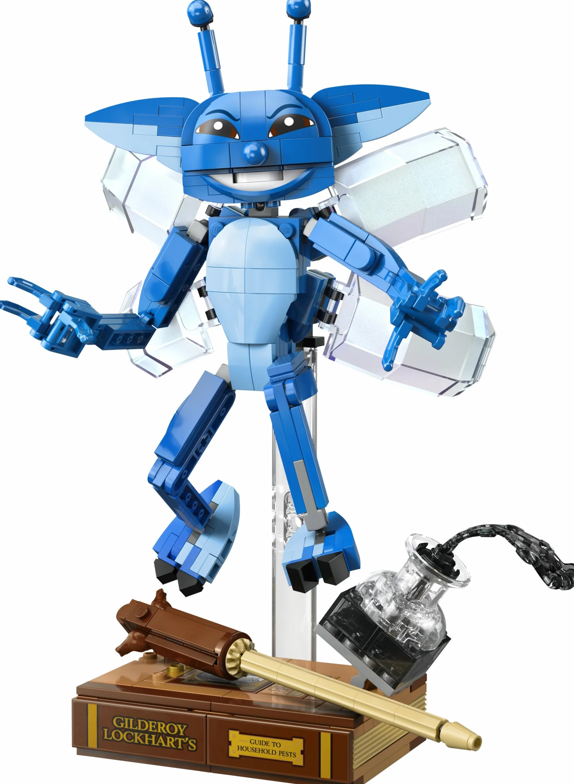 LEGO Harry Potter Le Lutin de Cornouailles Figurine Jouet 76461 avec Livre Baguette Gilderoy Lockhart