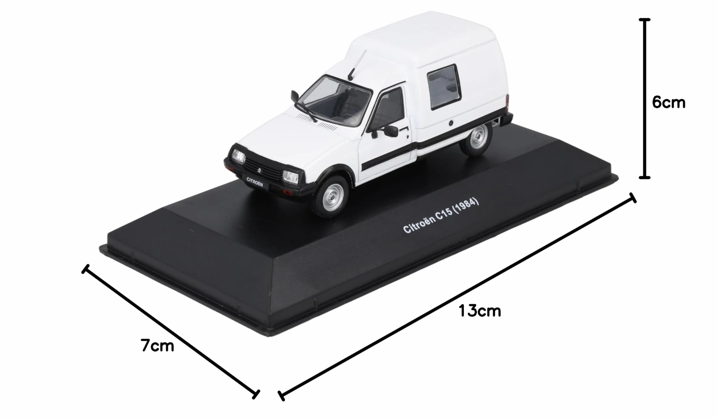 BJ3 Voiture 1/43 Citroën C15 Blanc 1984