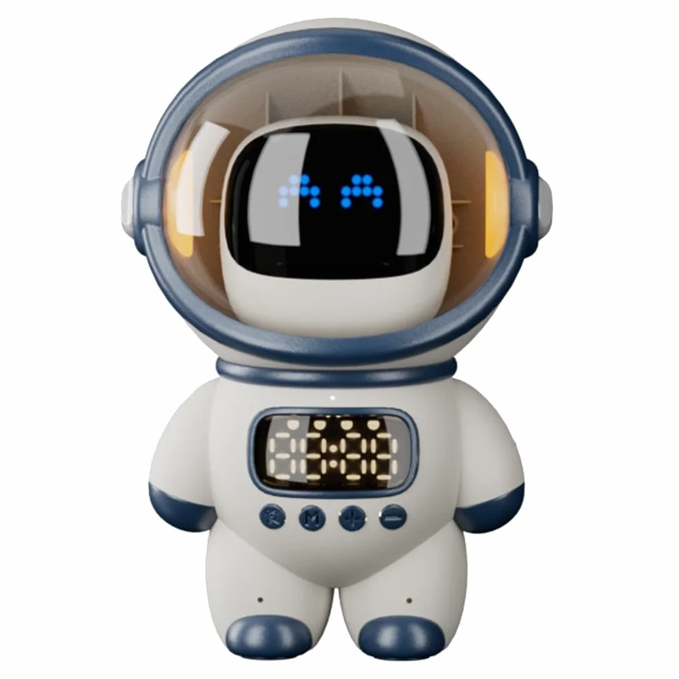 Robot AI Intelligent Haut-Parleur Bluetooth Boîte Sonore Réveil FM Radio