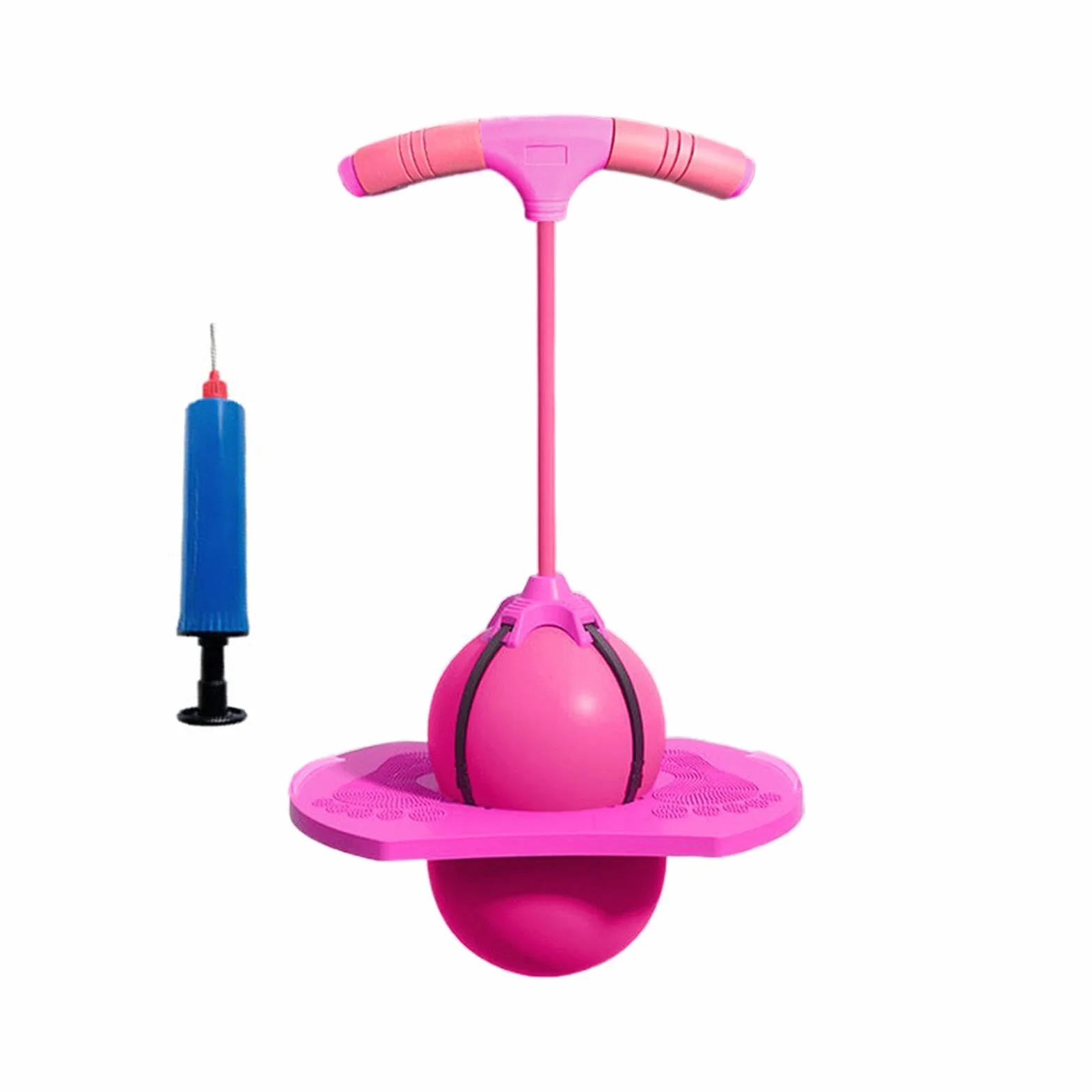 Ballon sauteur pour enfants avec poignée d'équilibre intérieur extérieur