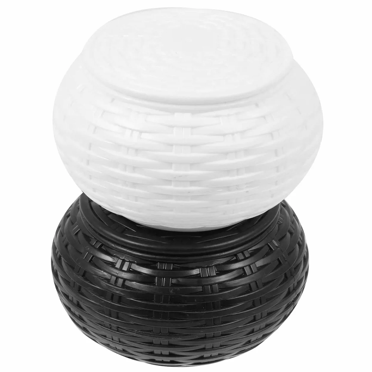 Round Woven Go Game Stones Bowl Go Chess Storage Container Go Game Game Cans Bowls for Strategy Strategy Board Game Chess Games
