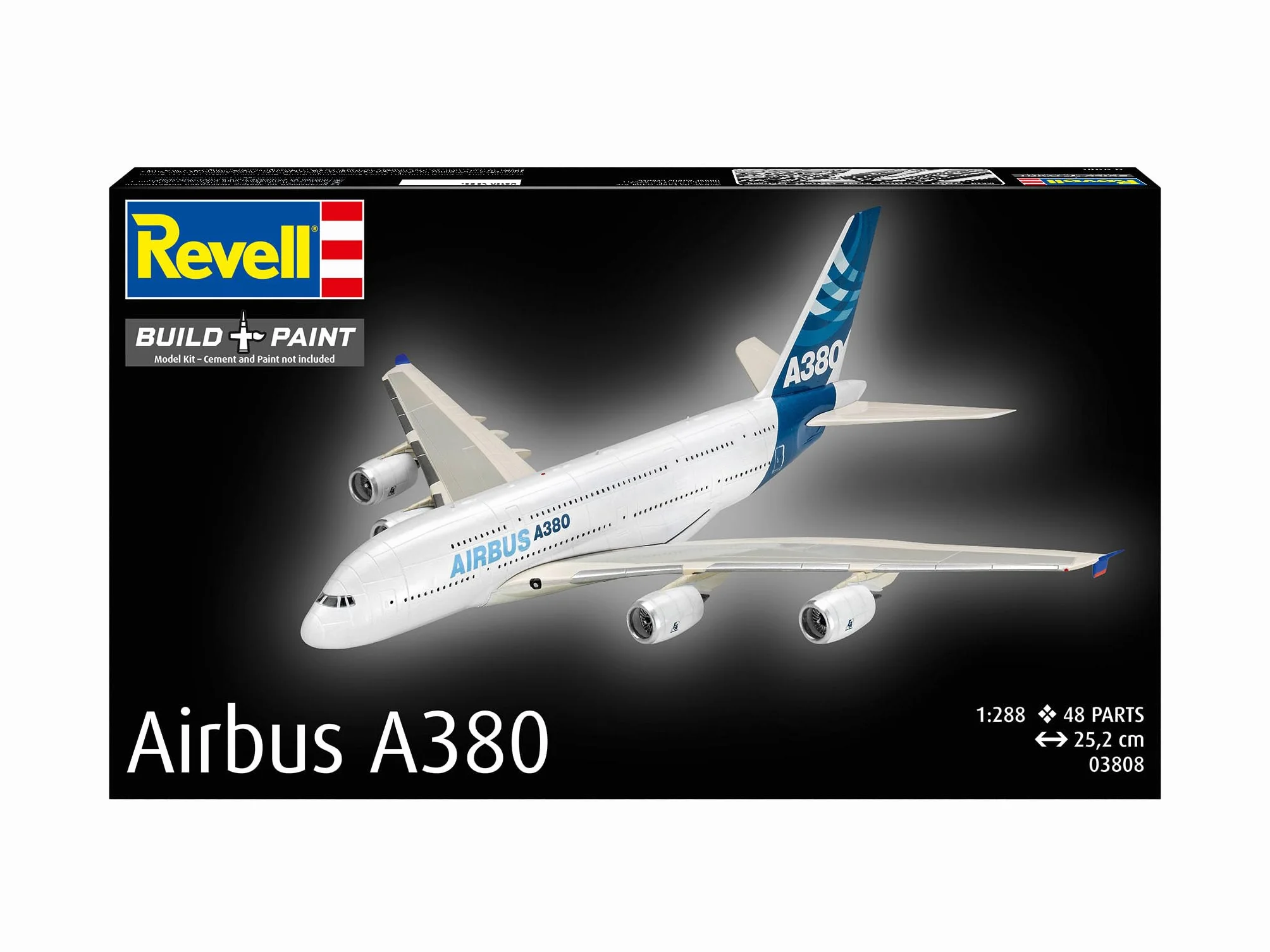 Revell Airbus A380 Maquette en plastique échelle 1:288 blanc
