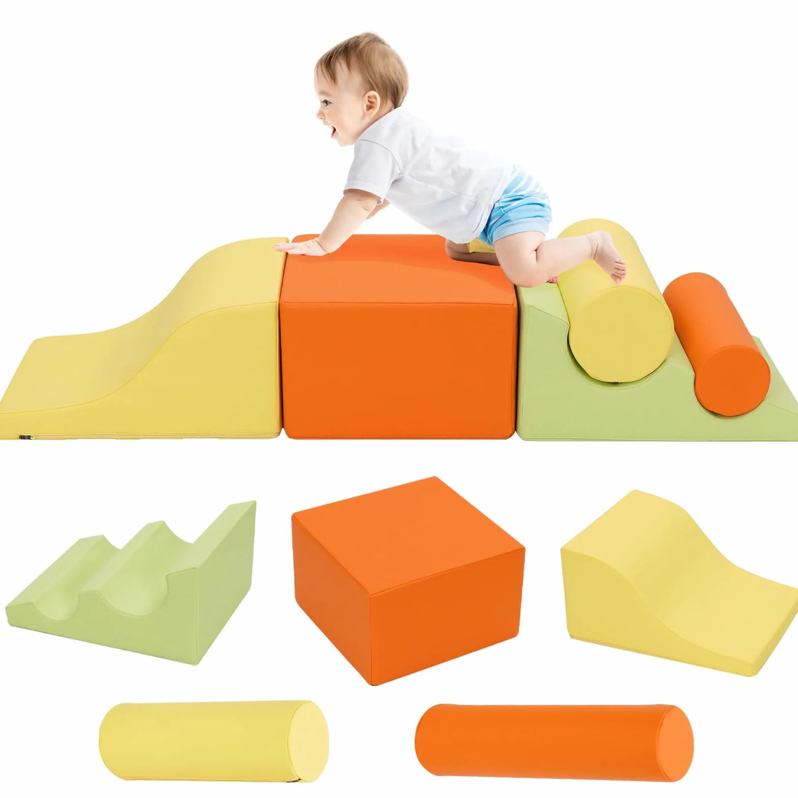 Tapis d'escalade enfant éponge blocs construction mousse jouets Montessori Soft Play cube motricité 1 an