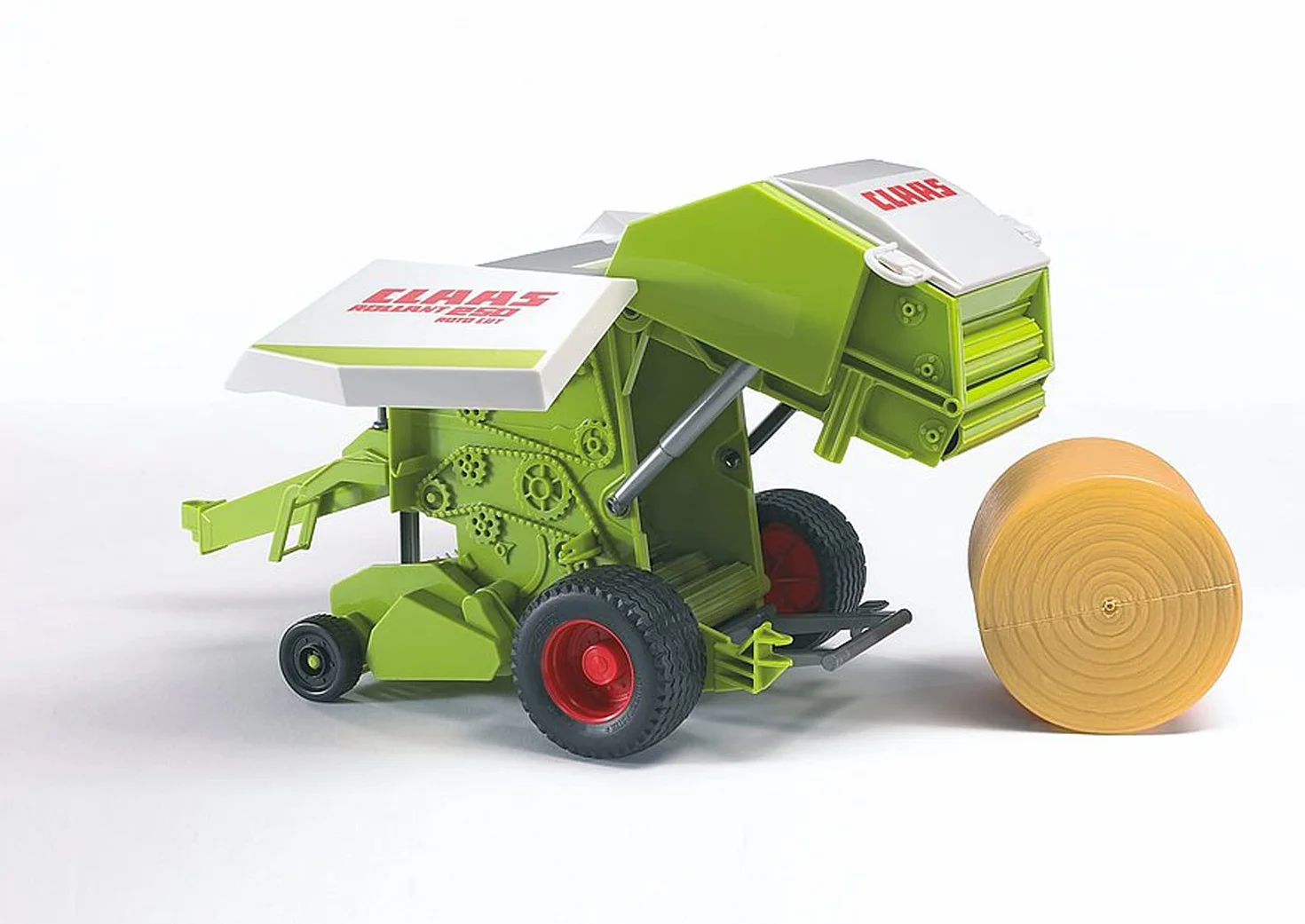Bruder 02121 Claas Rollant 250 Presse à Balles Rondes Remorque Tracteur