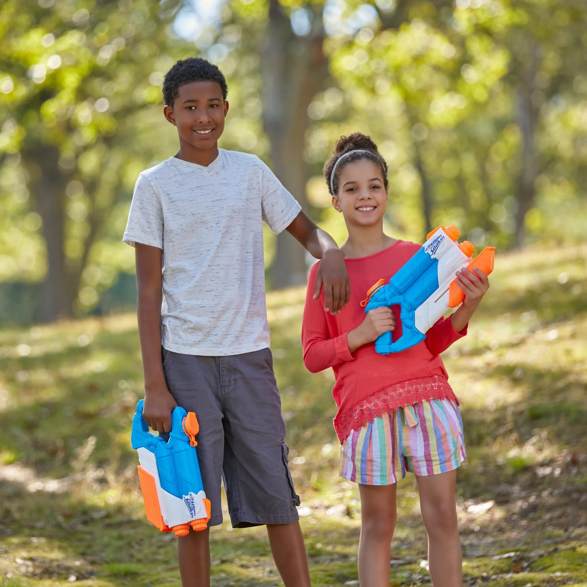 Nerf Super Soaker Twin Tide Blaster à Eau Puissant pour Enfant dès 6 Ans