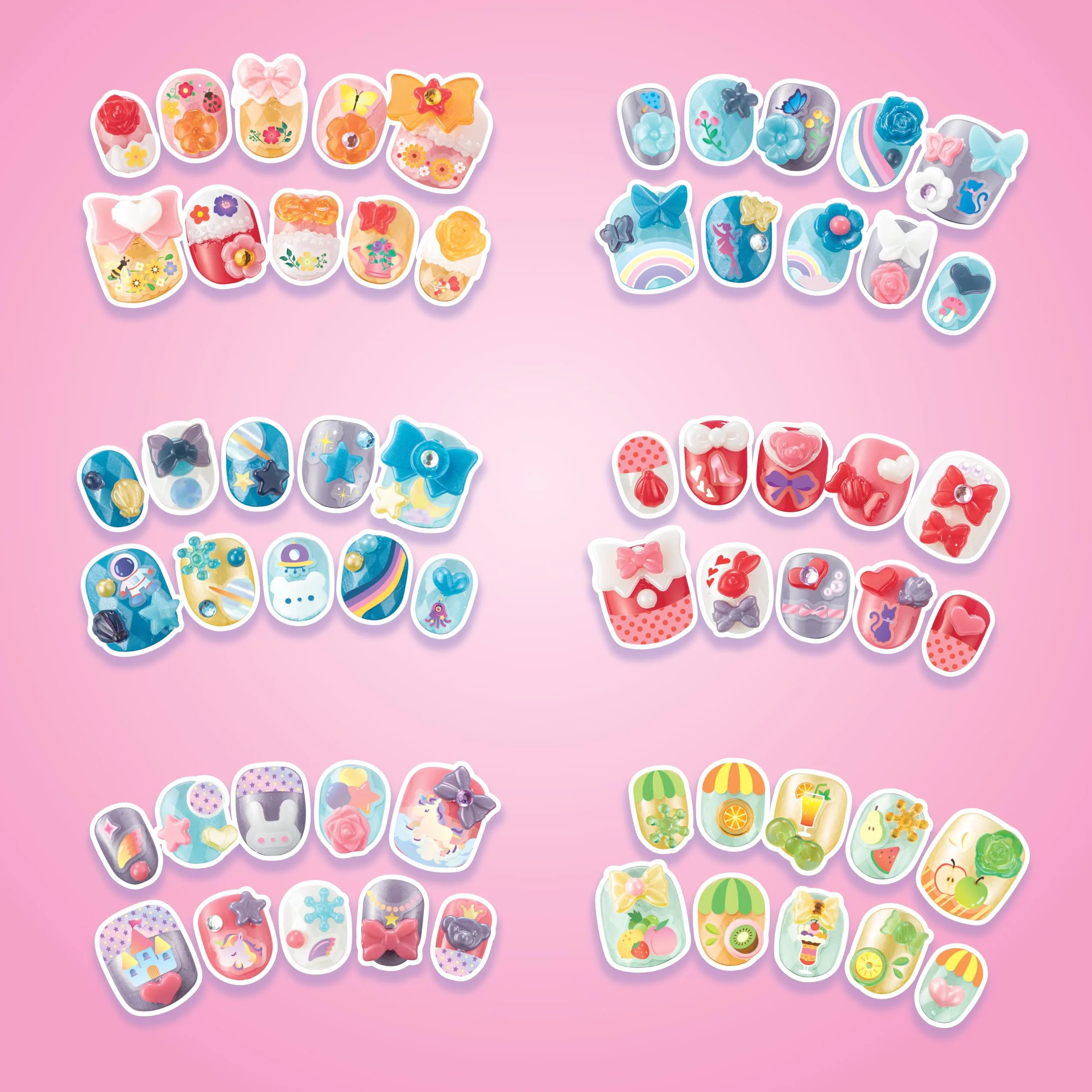 EPOCH Aquabeads Nail Studio - Kit de Loisir créatif pour Enfants 4 Ans et + - Jouet de manucure 35027