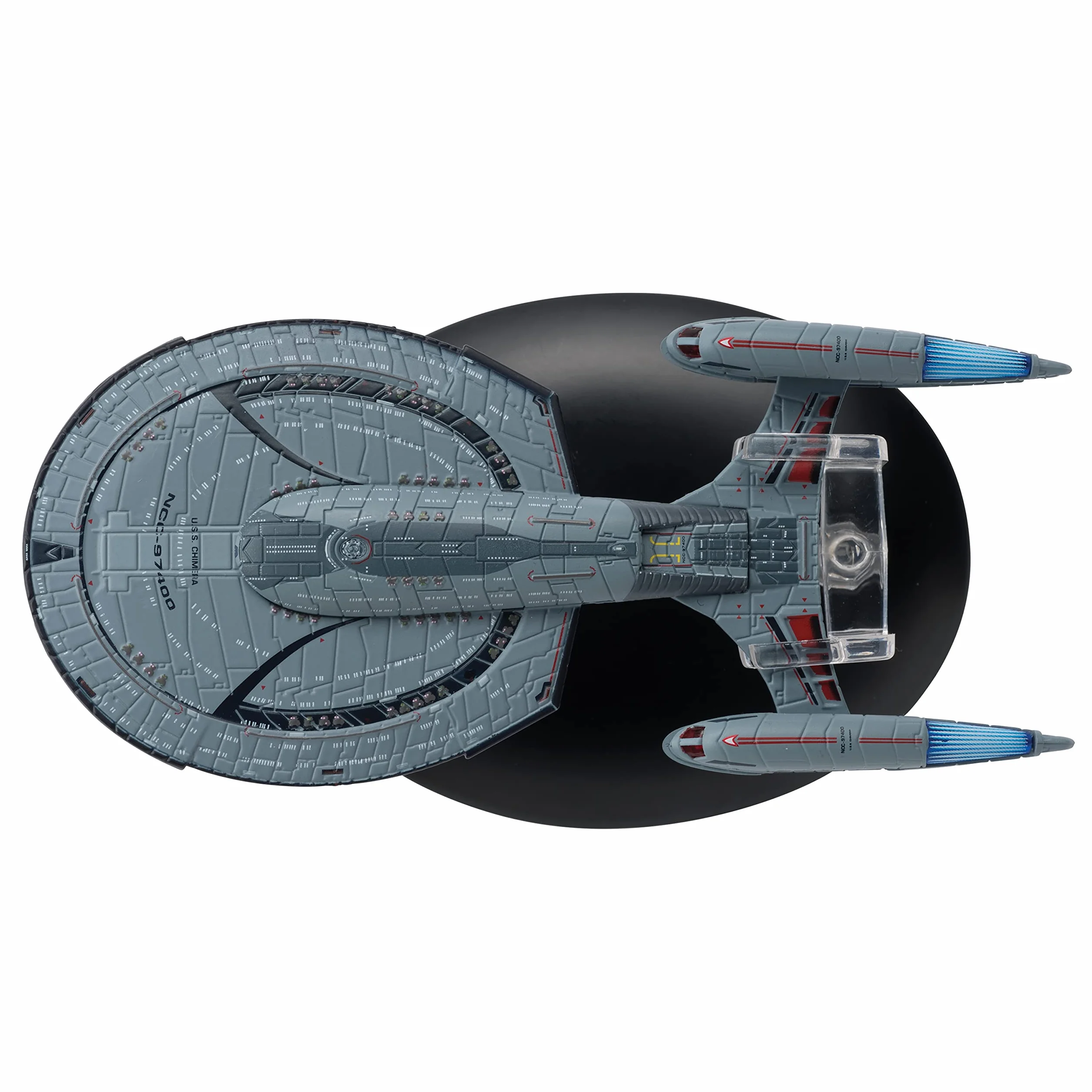 Star Trek Destroyer Lourd Fédération Classe Chimera Eaglemoss Collections