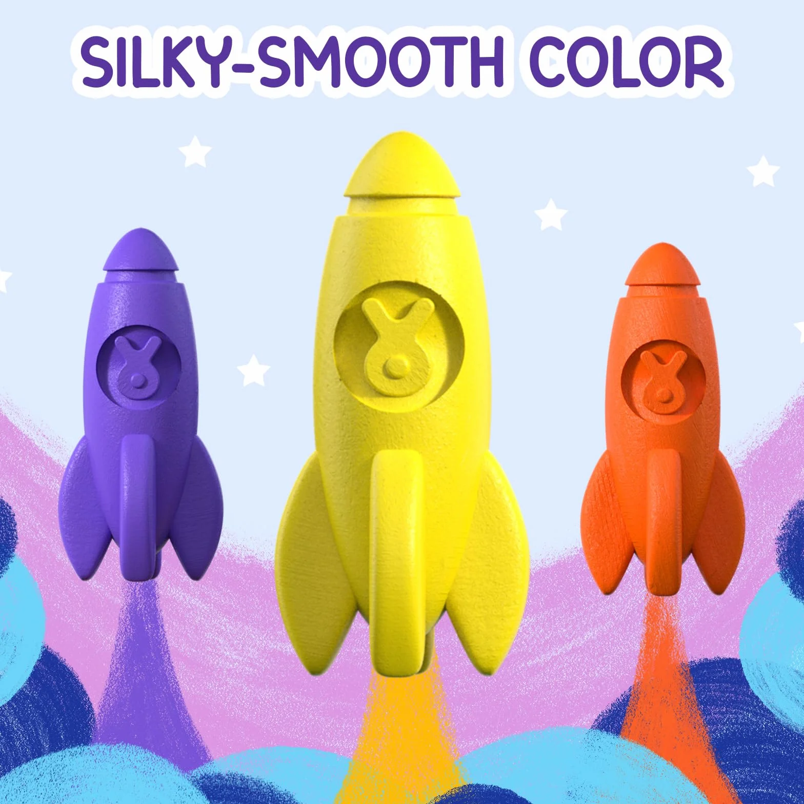 TinyGeeks Crayons Non Toxiques Lavables pour Enfants 3-8 Ans - Crayon Bebe Faciles à Tenir