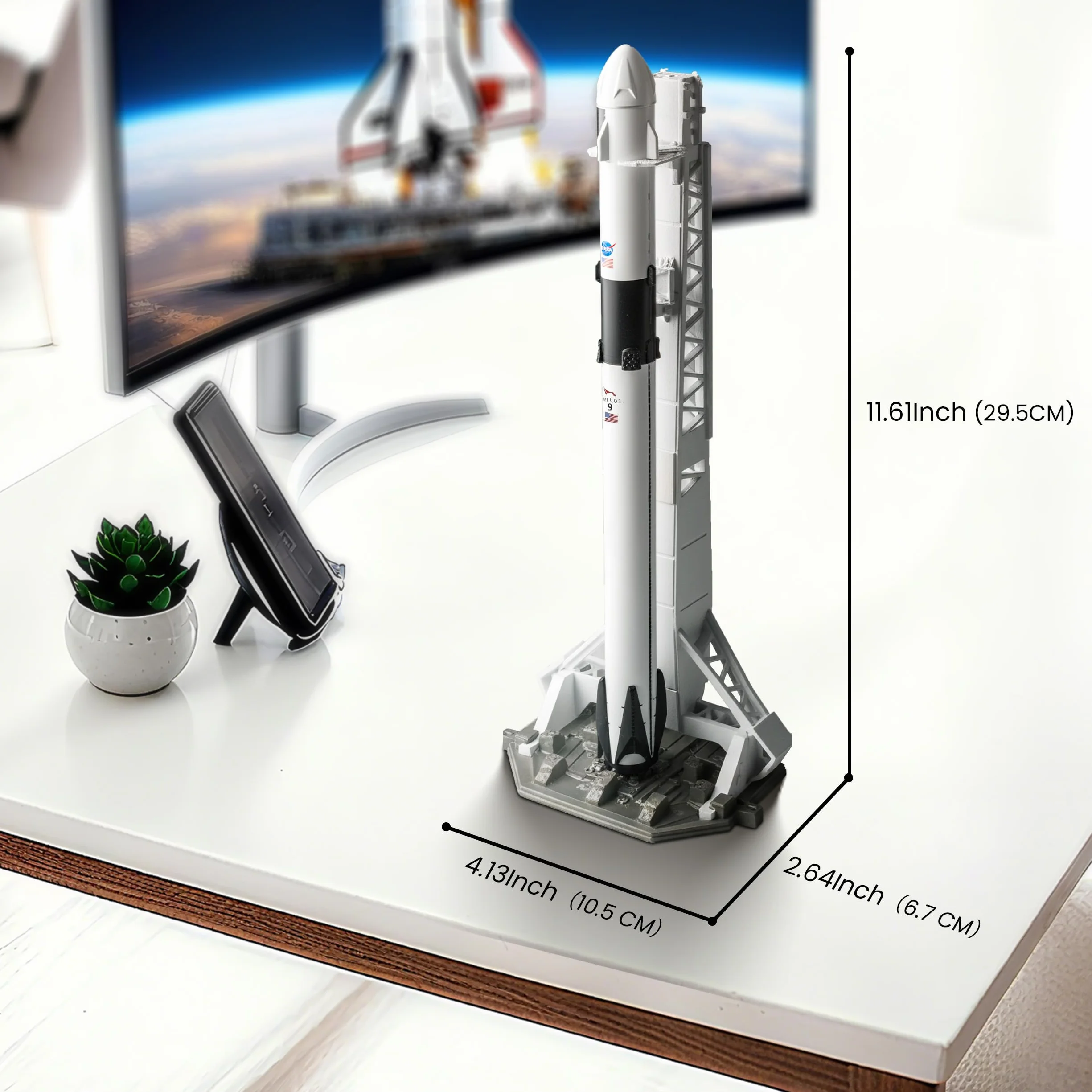 Falcon 9 1/200 Kit de modélisation de fusée NASA 29 cm