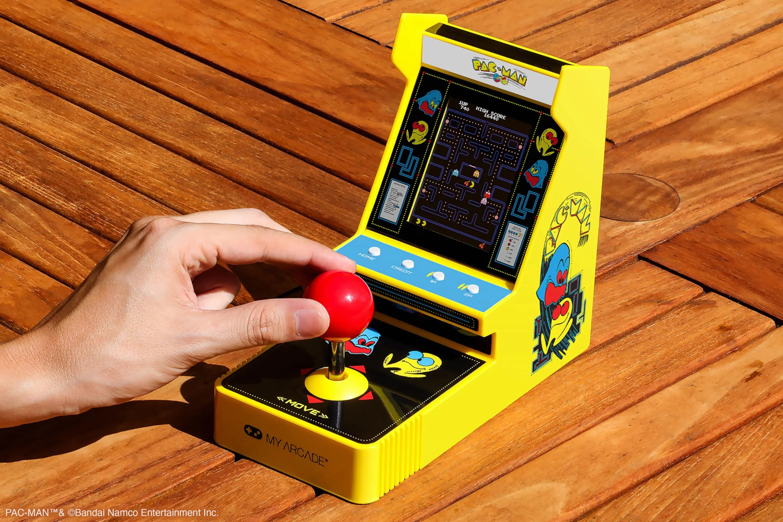 PAC-Man Joystick Player avec écran 3,5"
