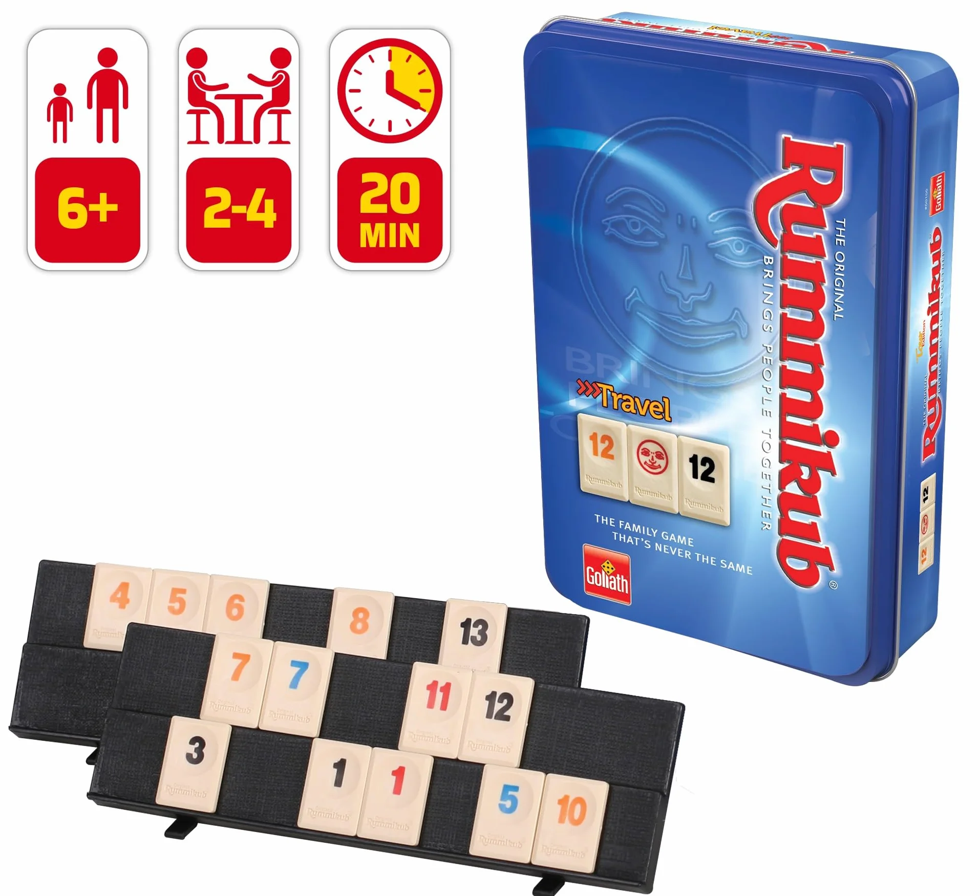 Rummikub Original Boîte métallique Goliath