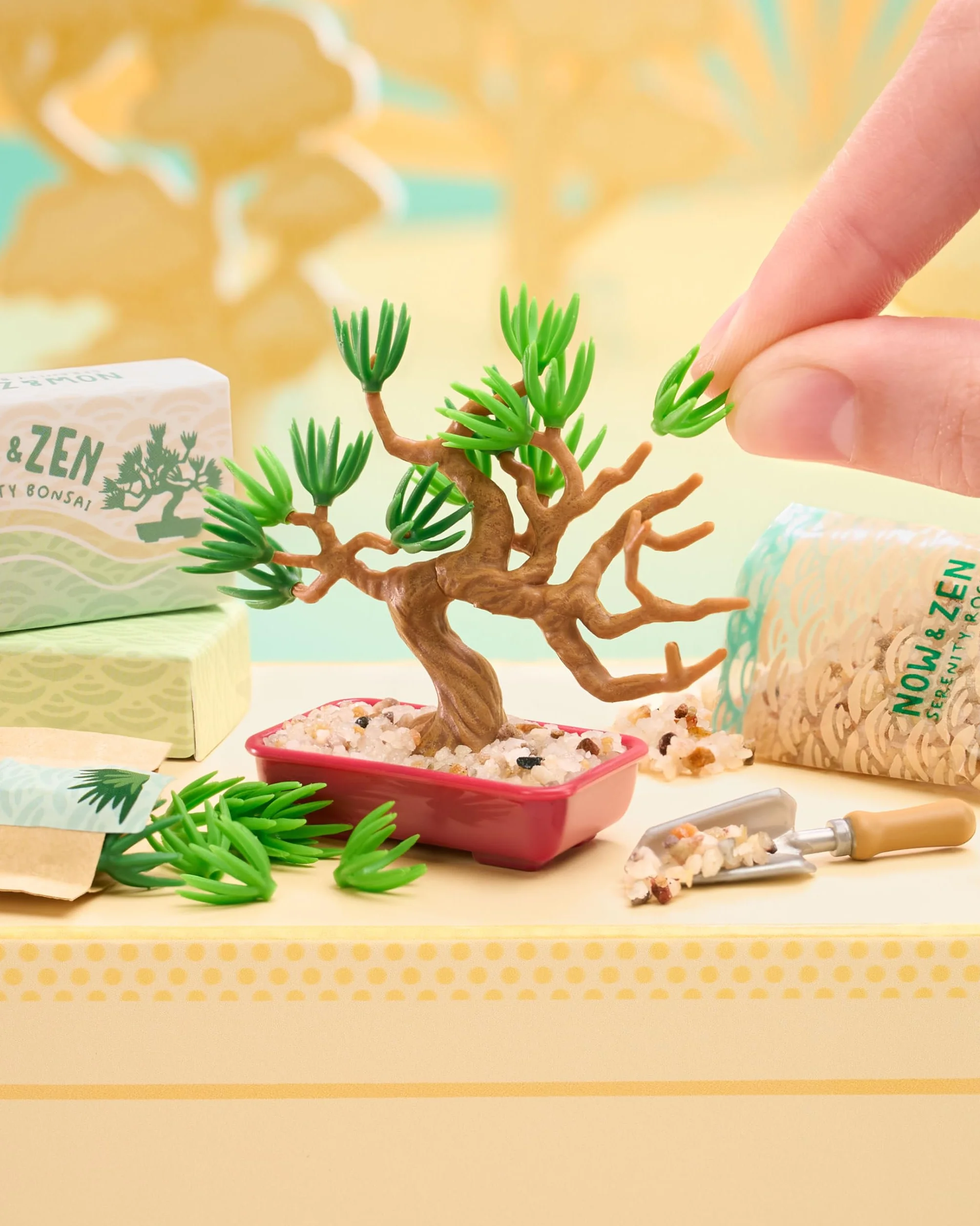 MGA's Miniverse Make It Mini Nature Series 3 - Objets à Collectionner DIY Répliques de Plantes Fleurs Jouets