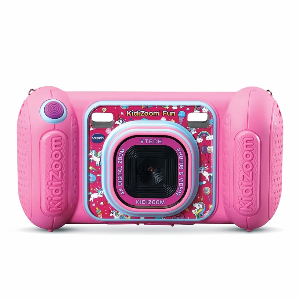 VTech KidiZoom Fun Rose Appareil Photo Numérique Enfant 9 en 1 Photos Vidéos Écran Couleur Cadeau 3-10 Ans