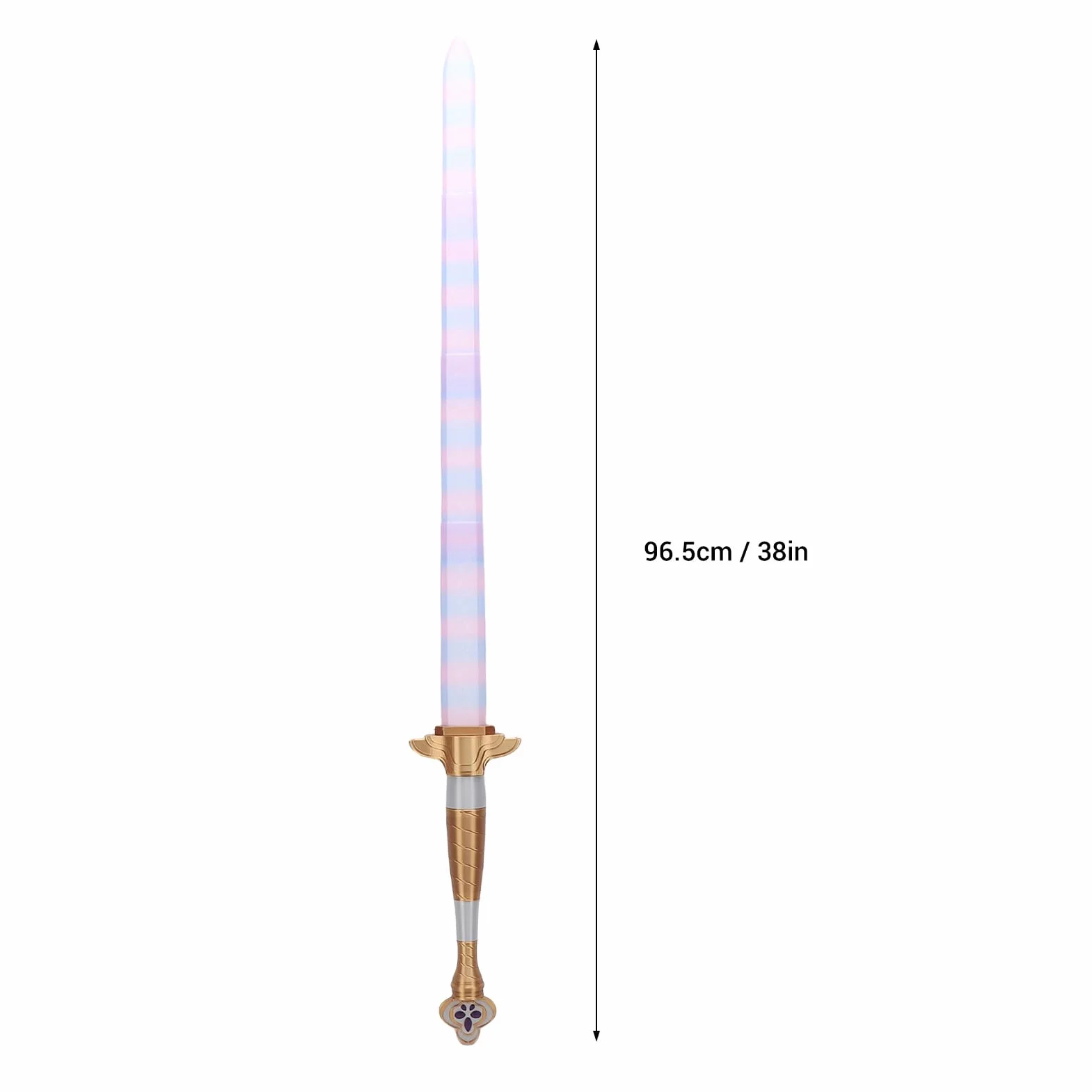 PUSOKEI Épée de Cosplay Colorée Rétractable Imprimée en 3D 38 Pouces pour Accessoire de Costume de Festival