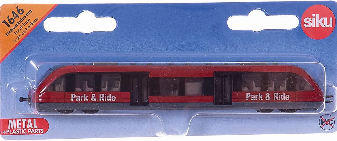 SIKU 1646 Train De Banlieue Métal Plastique 1:120 Rouge