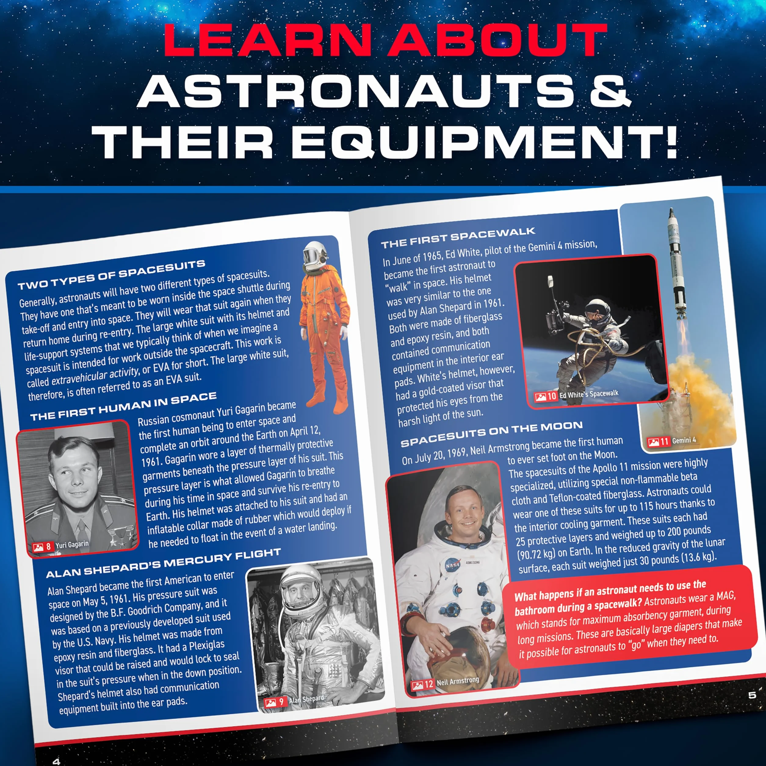 Casque d’astronaute NASA pour enfants – casque spatial avec autocollants, montage facile
