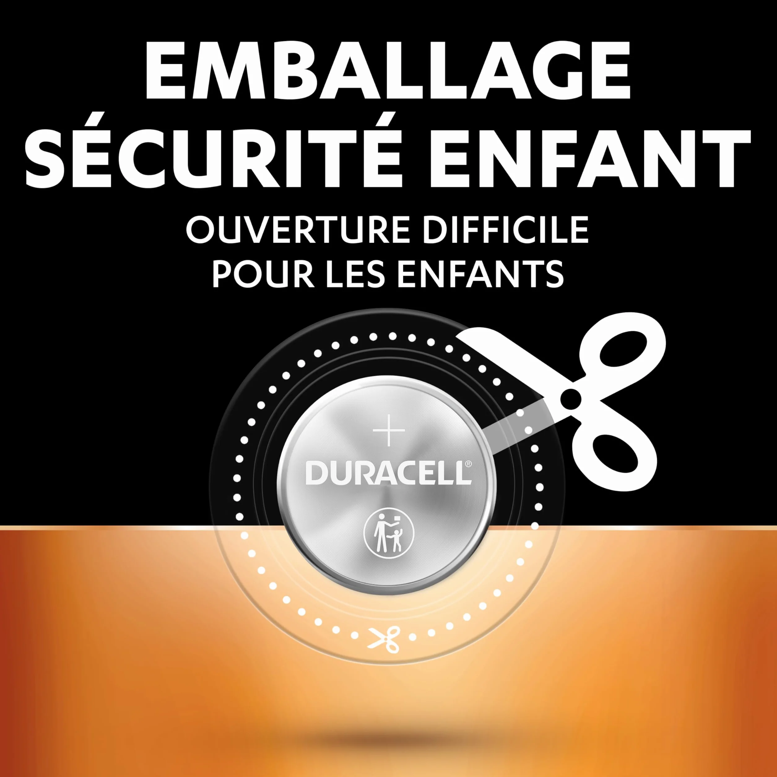 DURACELL CR2032 Piles Boutons au lithium 3V lot de 4 Technologie Sécurité Enfant pour AirTag Apple