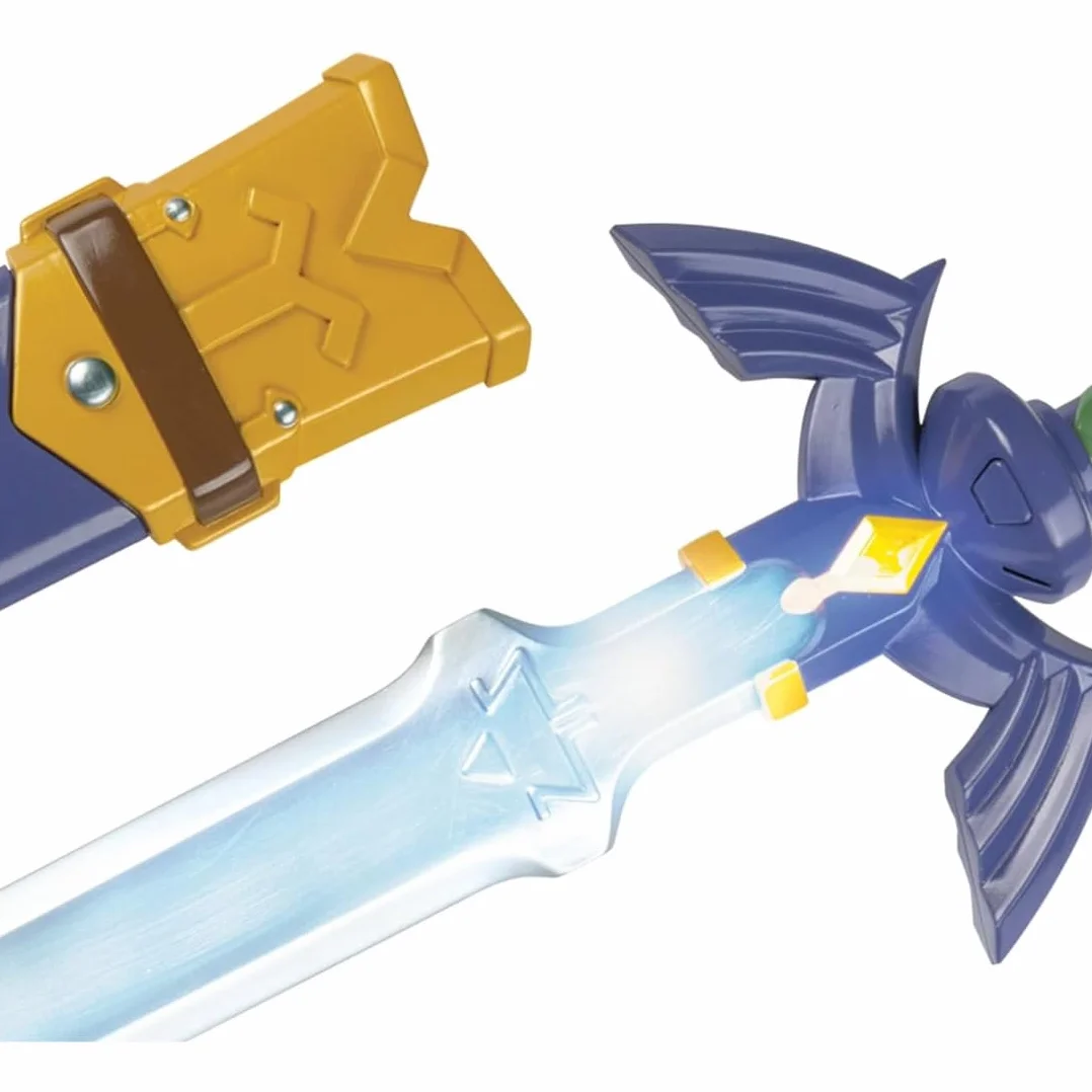 Épée lumineuse Legend of Zelda 73 cm sous licence officielle Disguise avec fourreau et poignée LED